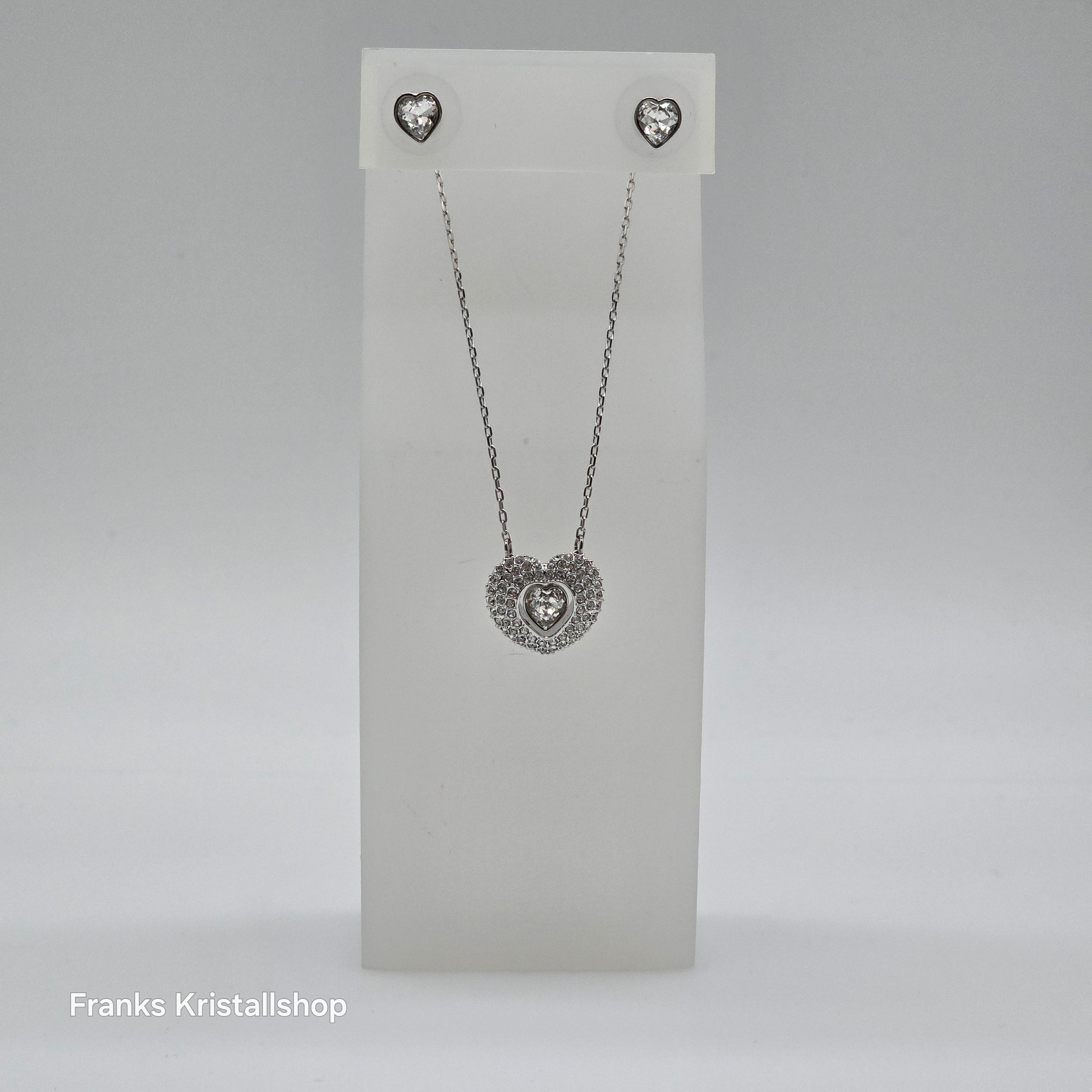 SWAROVSKI Enjoy Schmuckset Kette und Ohrringe, Rhodiniert 5188277