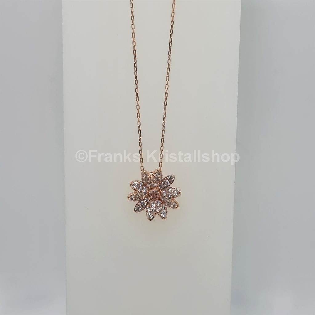 SWAROVSKI Eternal Flower Halskette Rosa Blüte Kette, Roségoldlegierung 5540973