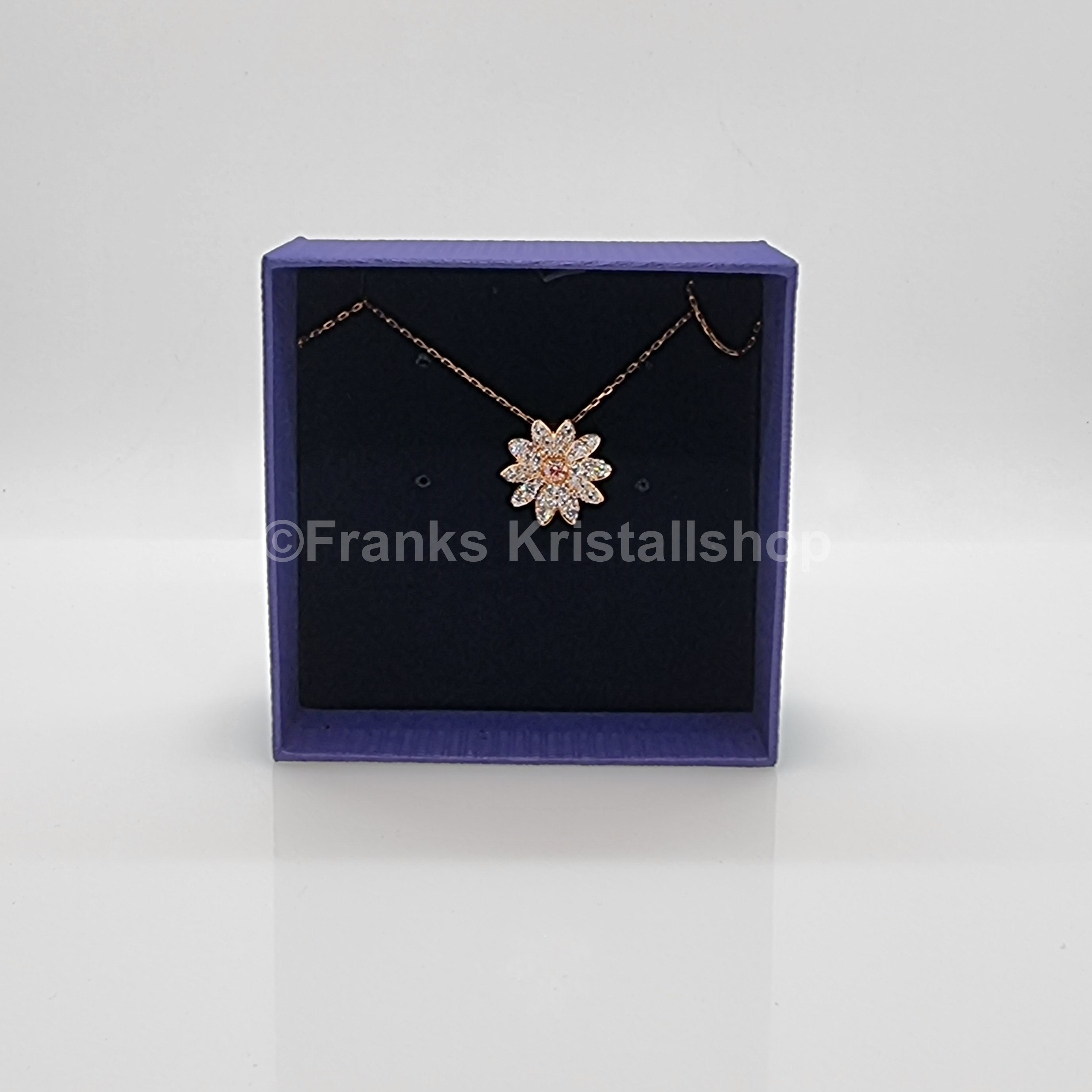 SWAROVSKI Eternal Flower Halskette Rosa Blüte Kette, Roségoldlegierung 5540973