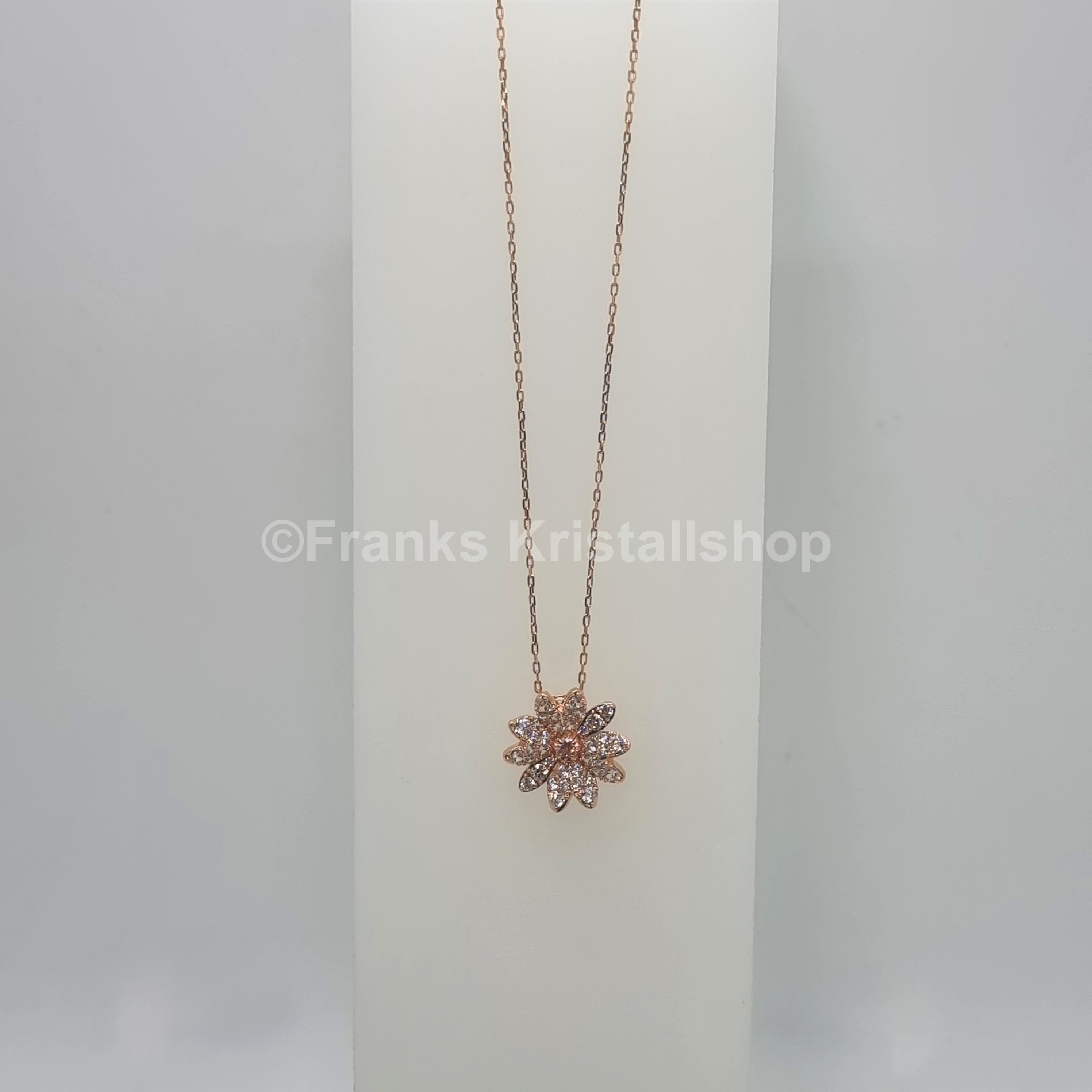 SWAROVSKI Eternal Flower Halskette Rosa Blüte Kette, Roségoldlegierung 5540973
