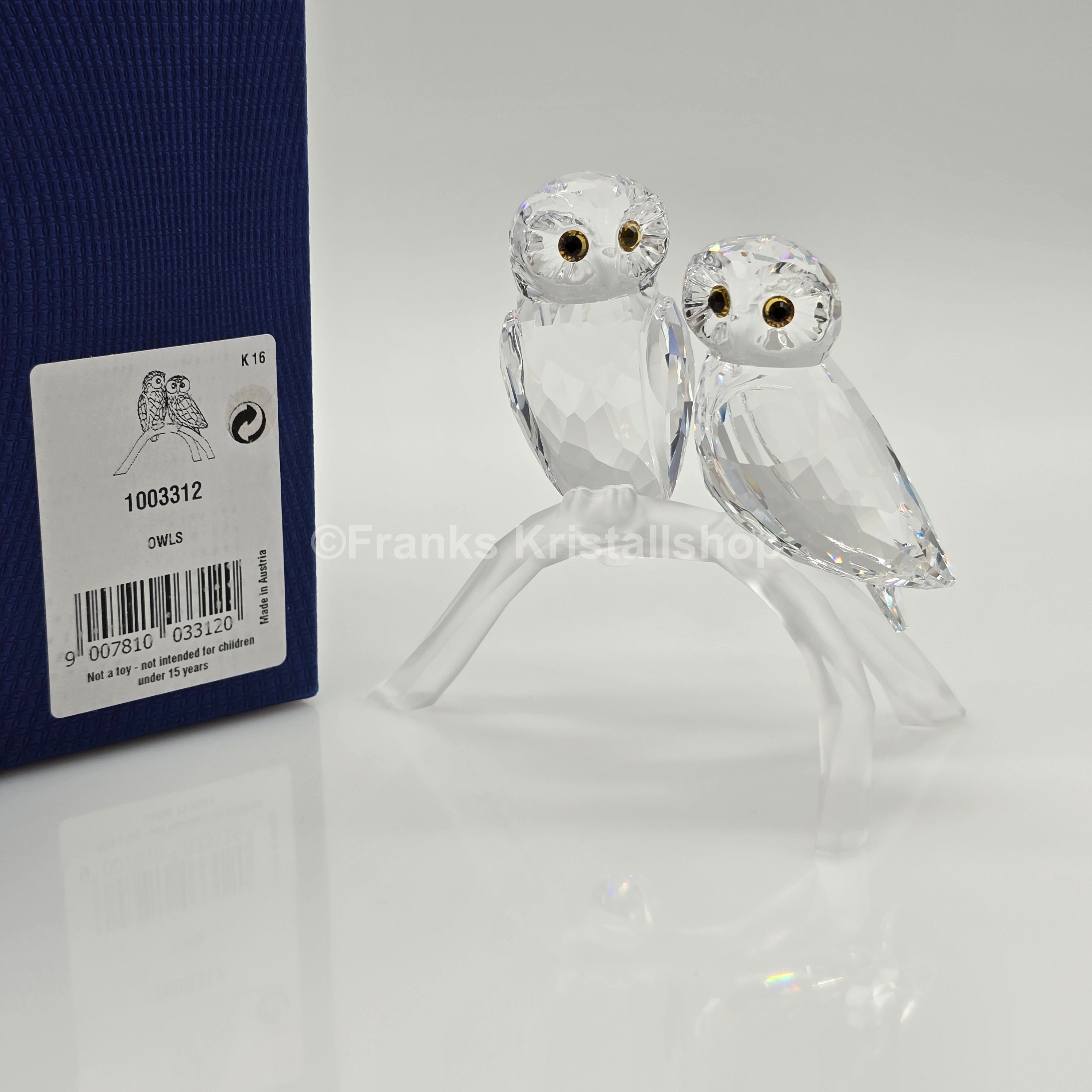 SWAROVSKI Eulen auf Ast 1003312