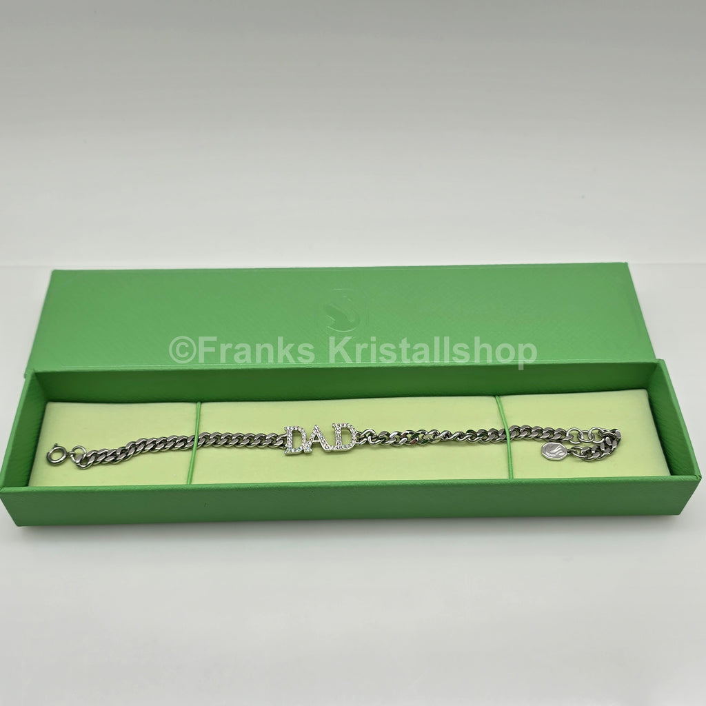 SWAROVSKI Father's Day - Dad Armband Weiß, Rhodiniert 5658330