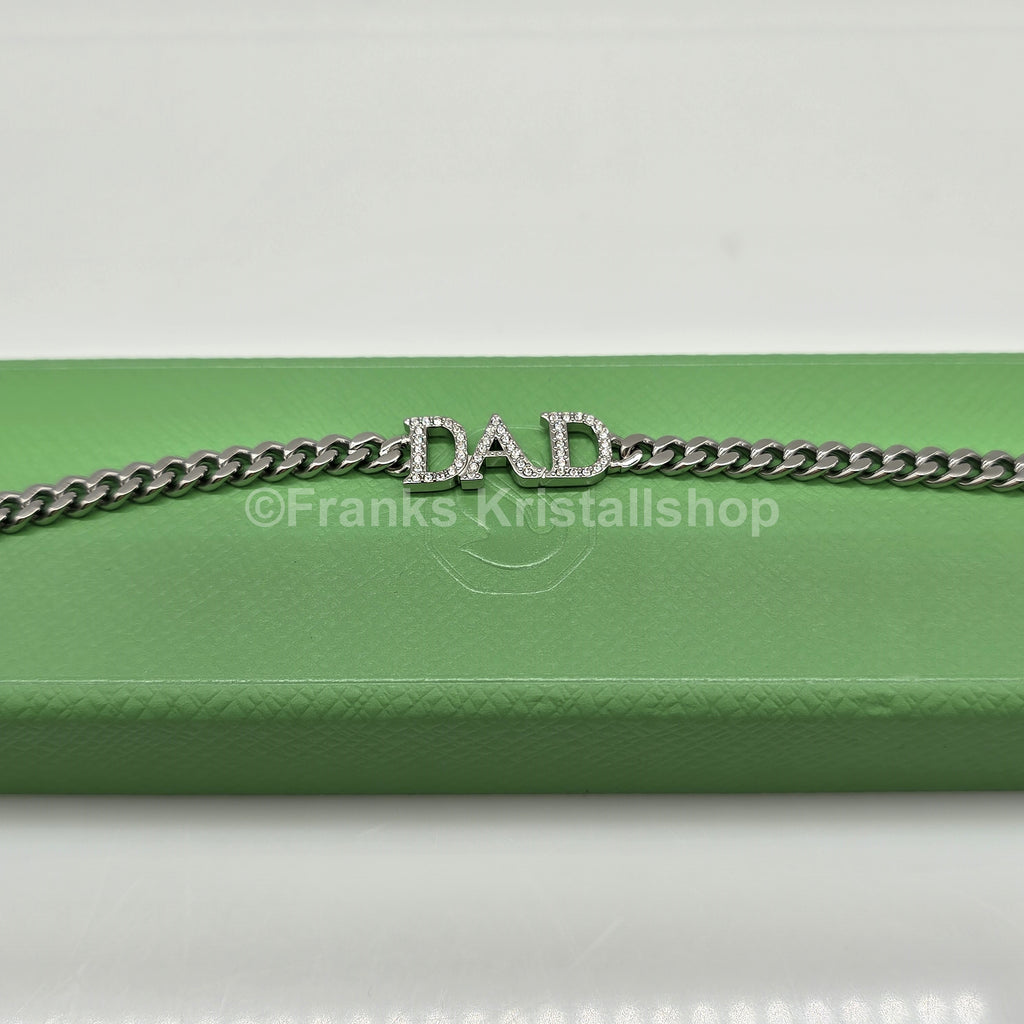 SWAROVSKI Father's Day - Dad Armband Weiß, Rhodiniert 5658330
