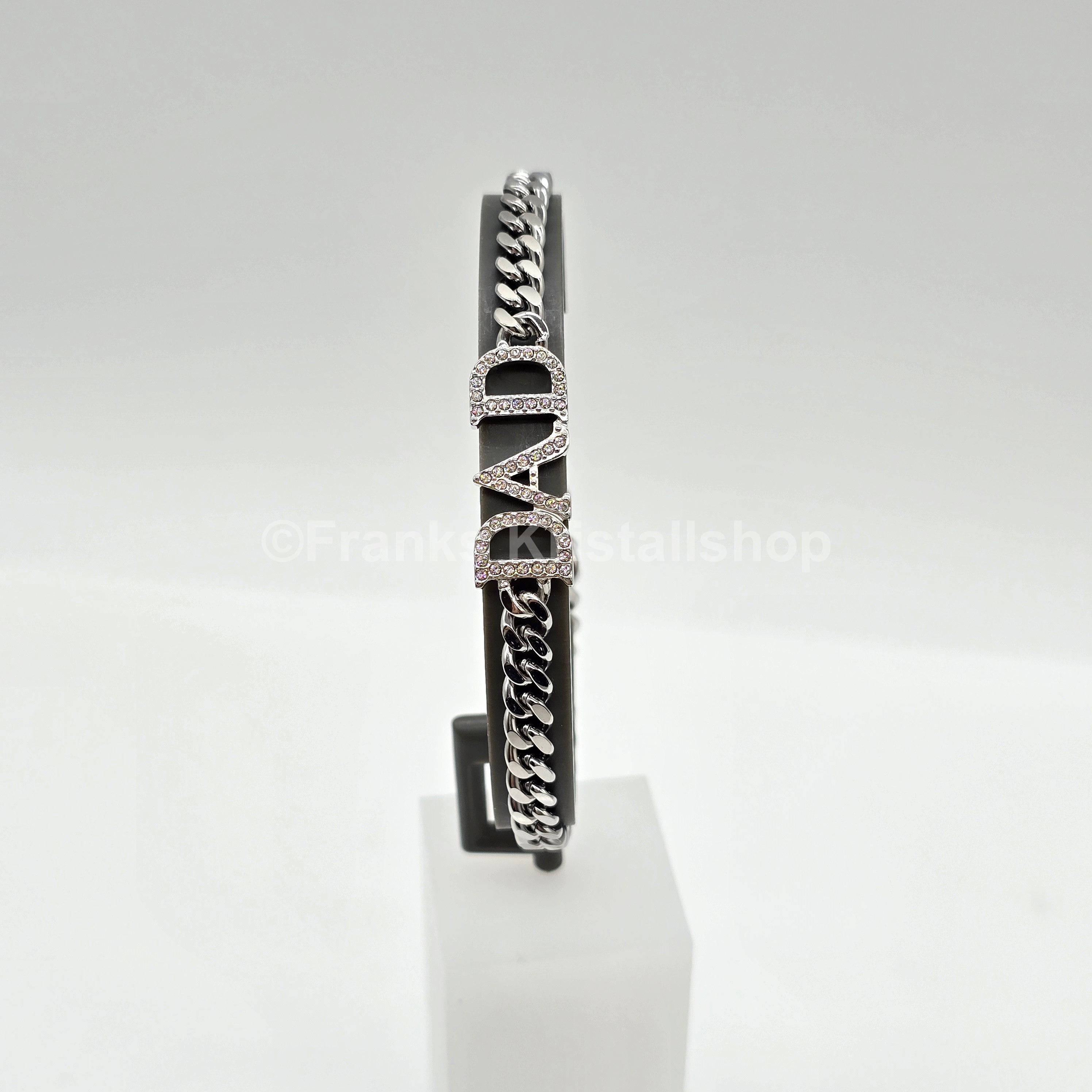 SWAROVSKI Father's Day - Dad Armband Weiß, Rhodiniert 5658330