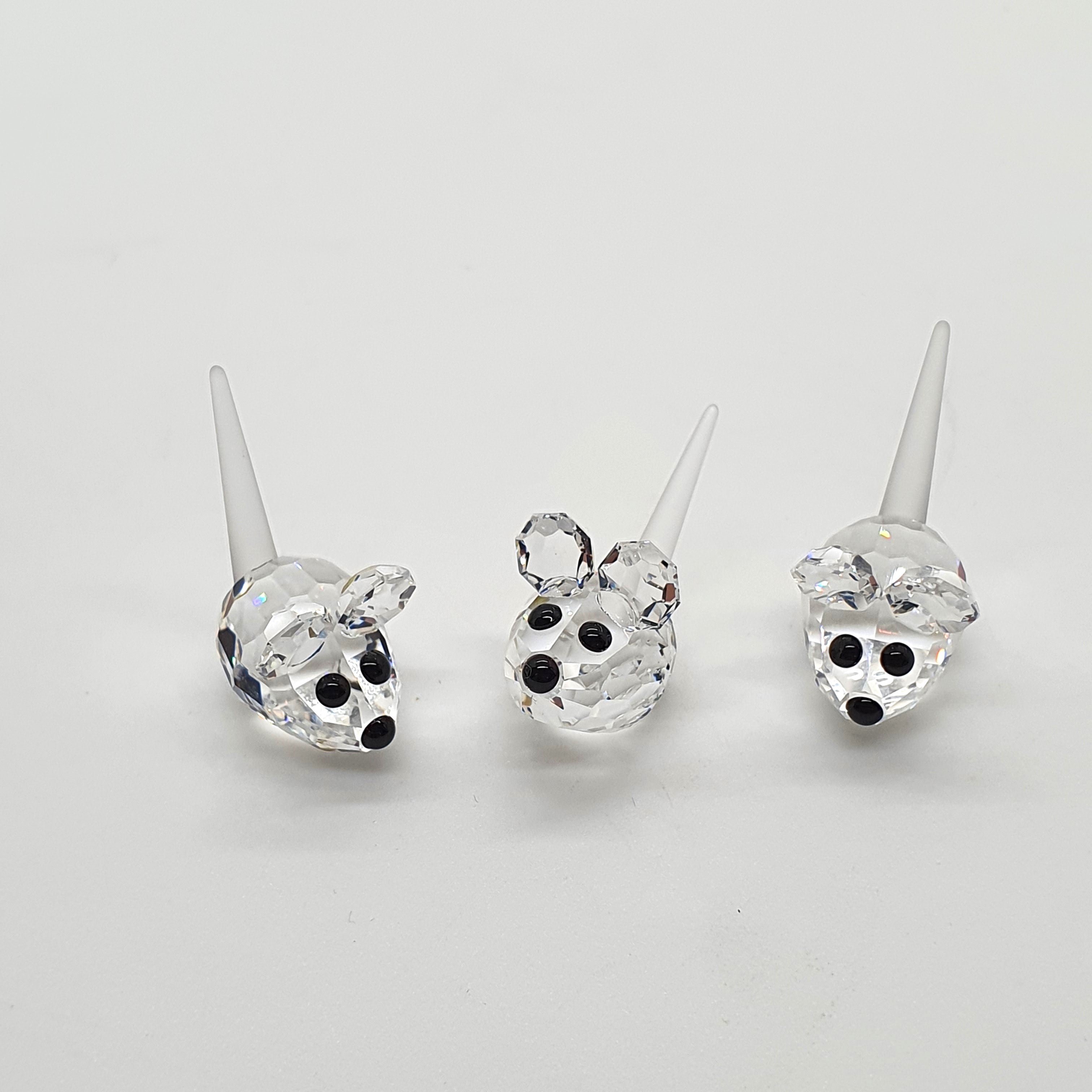 SWAROVSKI Feldmäuse 3er Set Mäuse 181513
