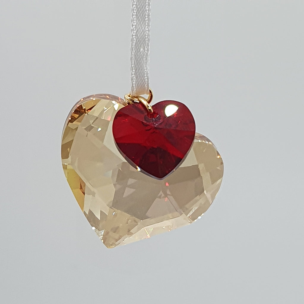 SWAROVSKI Festliche Herzen Ornament 1001567