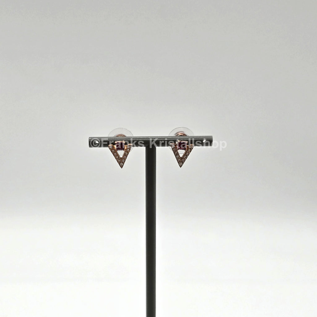 Swarovski Funk Ohrstecker Rot, Rosevergoldet 5249350 oU