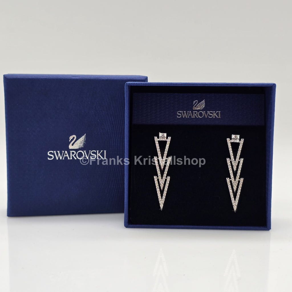 SWAROVSKI Funk Ohrstecker Weiß, Rhodiniert 5241277