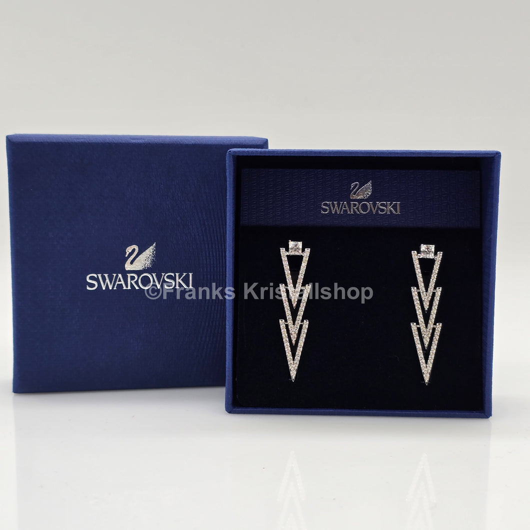 SWAROVSKI Funk Ohrstecker Weiß, Rhodiniert 5241277