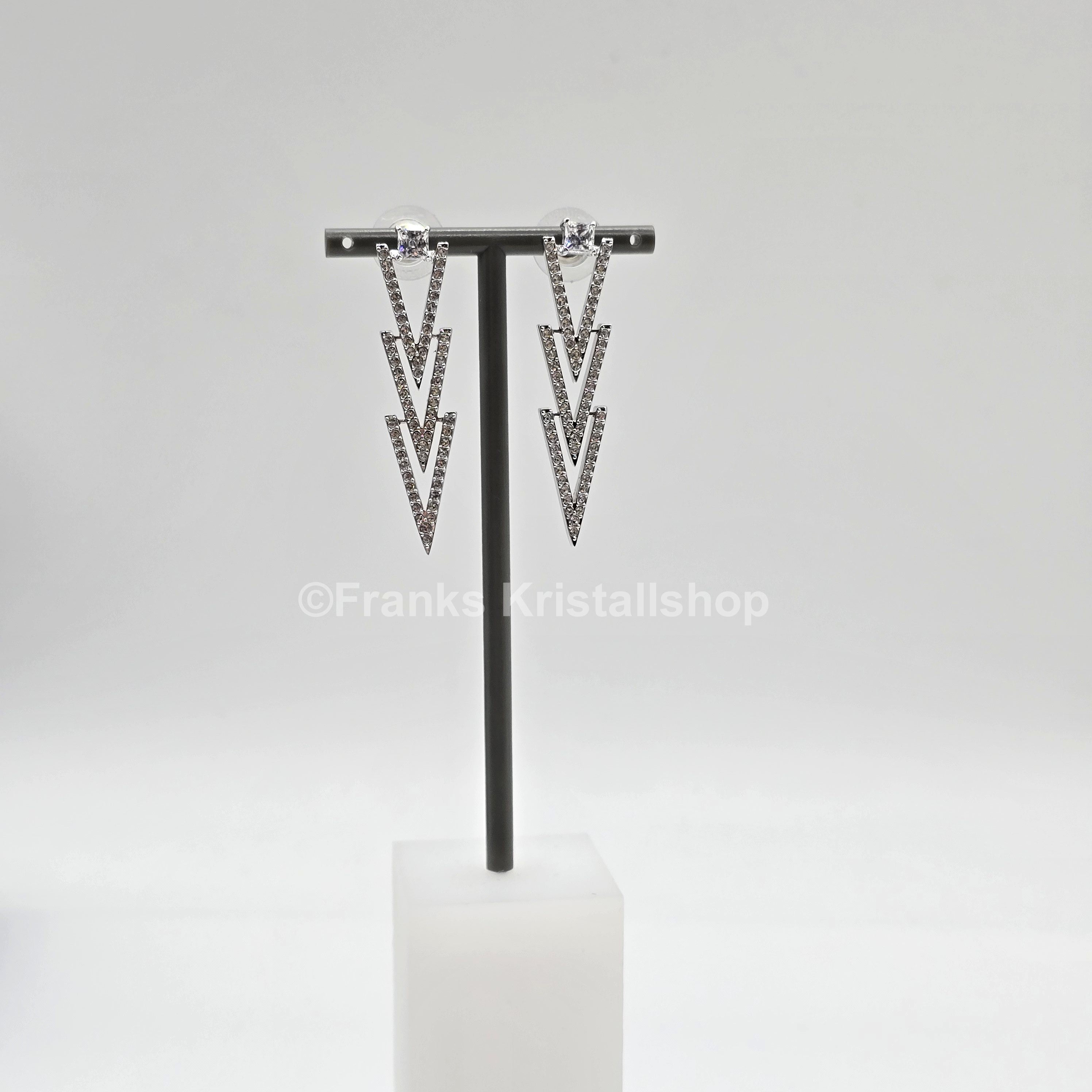 SWAROVSKI Funk Ohrstecker Weiß, Rhodiniert 5241277