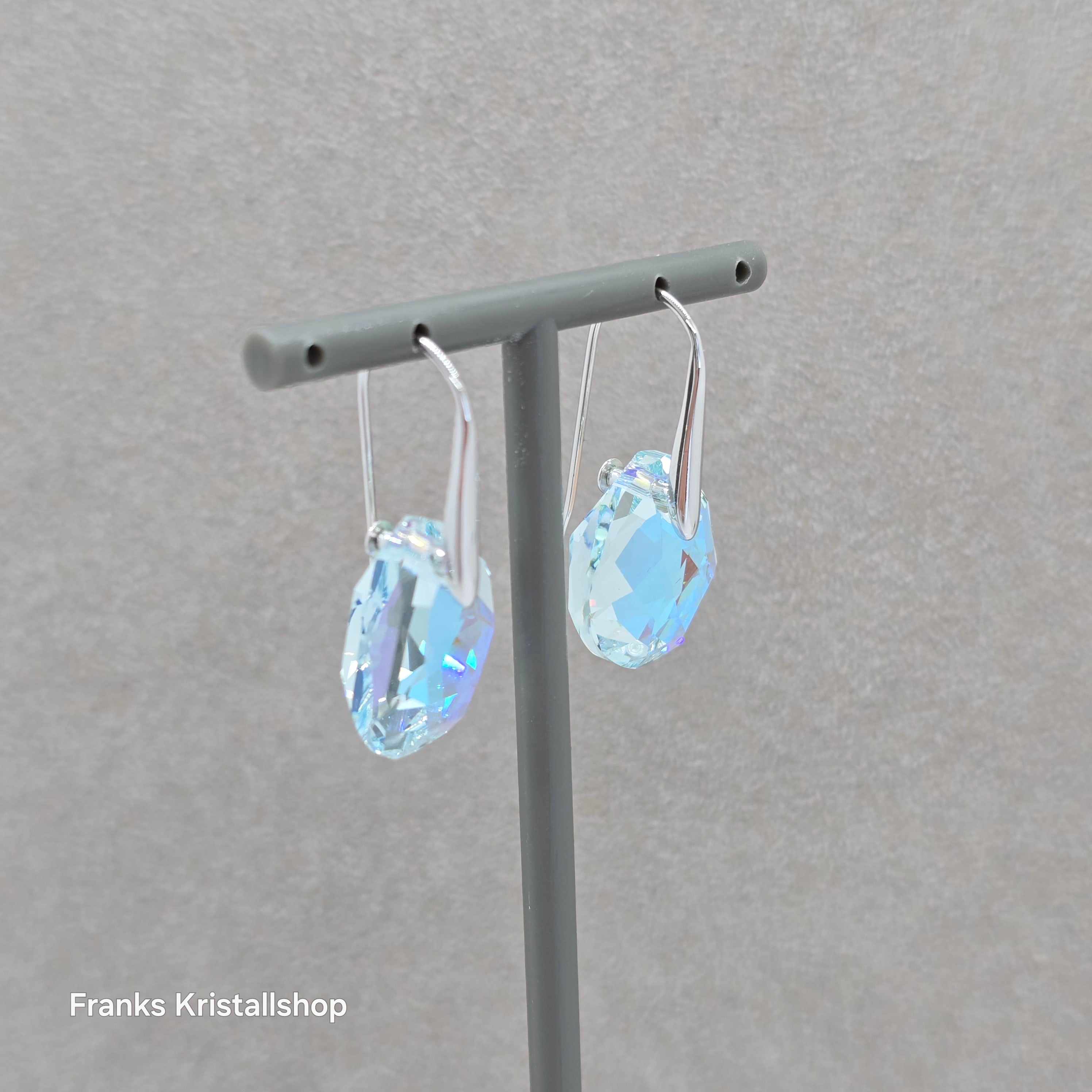 SWAROVSKI Galet Ohrringe Kristall Blau 949740