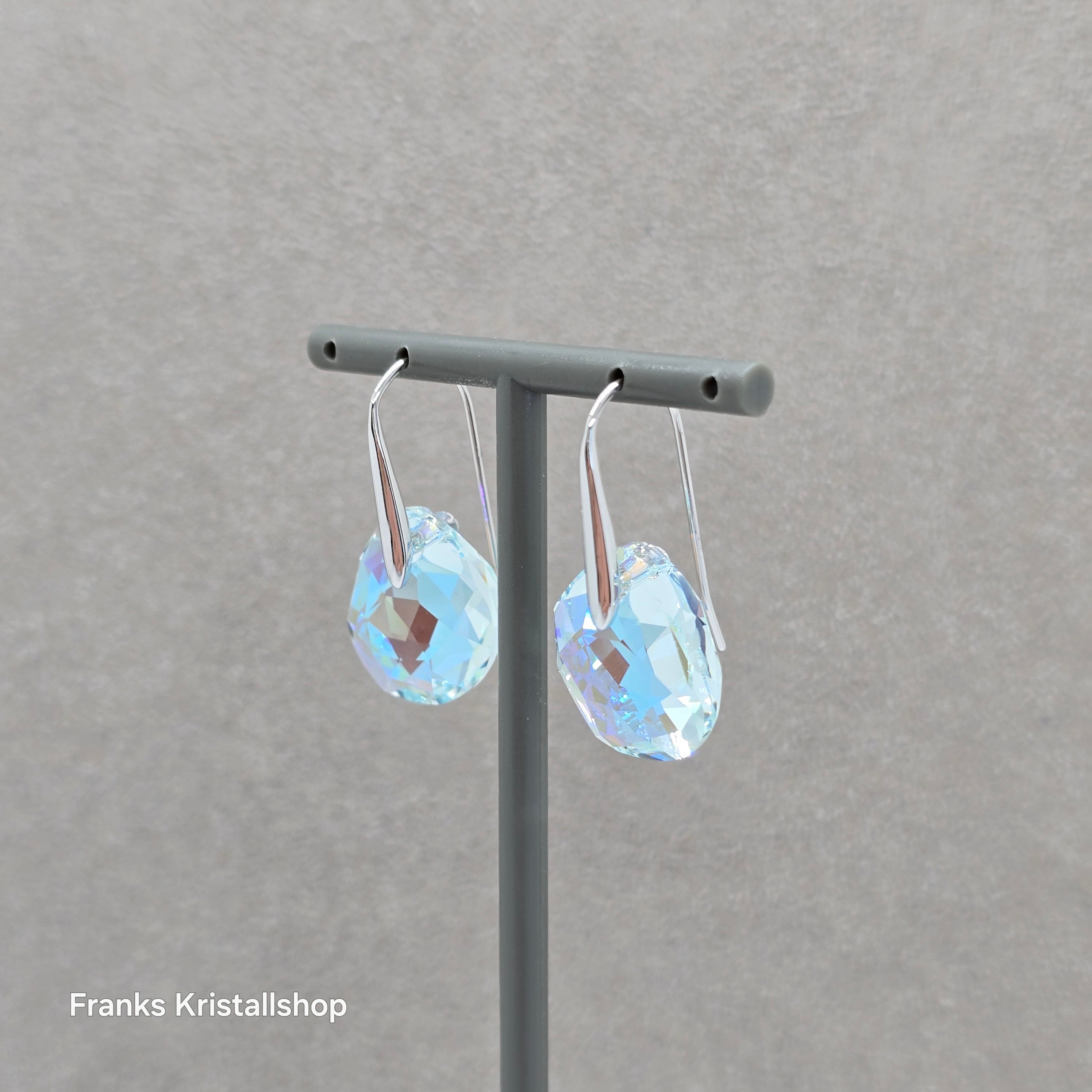 SWAROVSKI Galet Ohrringe Kristall Blau 949740