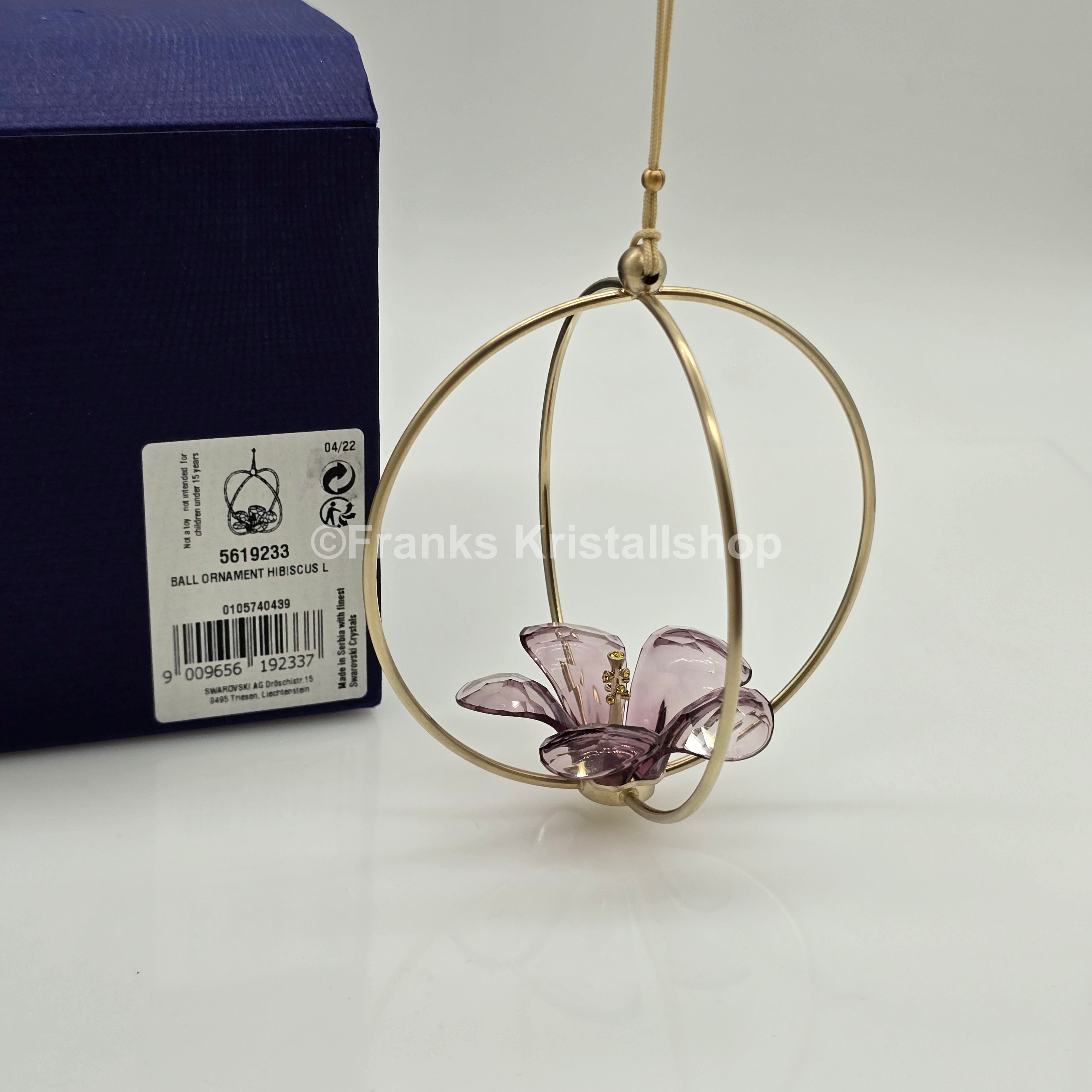 SWAROVSKI Garden Tales Hibiskus Kugel Ornament Groß 5619233