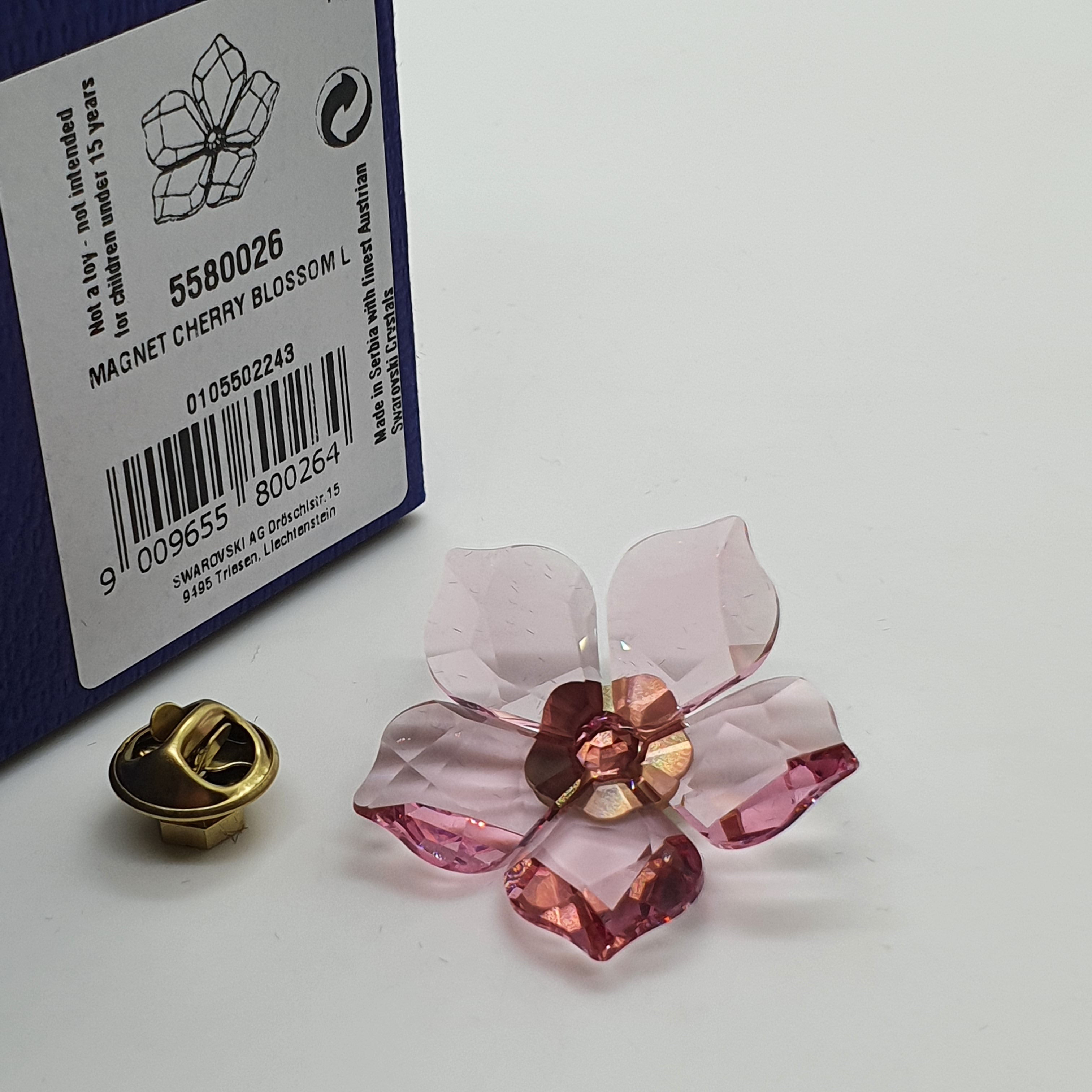 SWAROVSKI Garden Tales Kirschblüte Magnet Brosche Groß 5580026