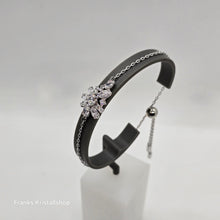 Lade das Bild in den Galerie-Viewer, SWAROVSKI Gema Armband Blume, Weiß, Rhodiniert 5644684
