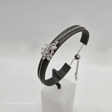 Lade das Bild in den Galerie-Viewer, SWAROVSKI Gema Armband Blume, Weiß, Rhodiniert 5648979
