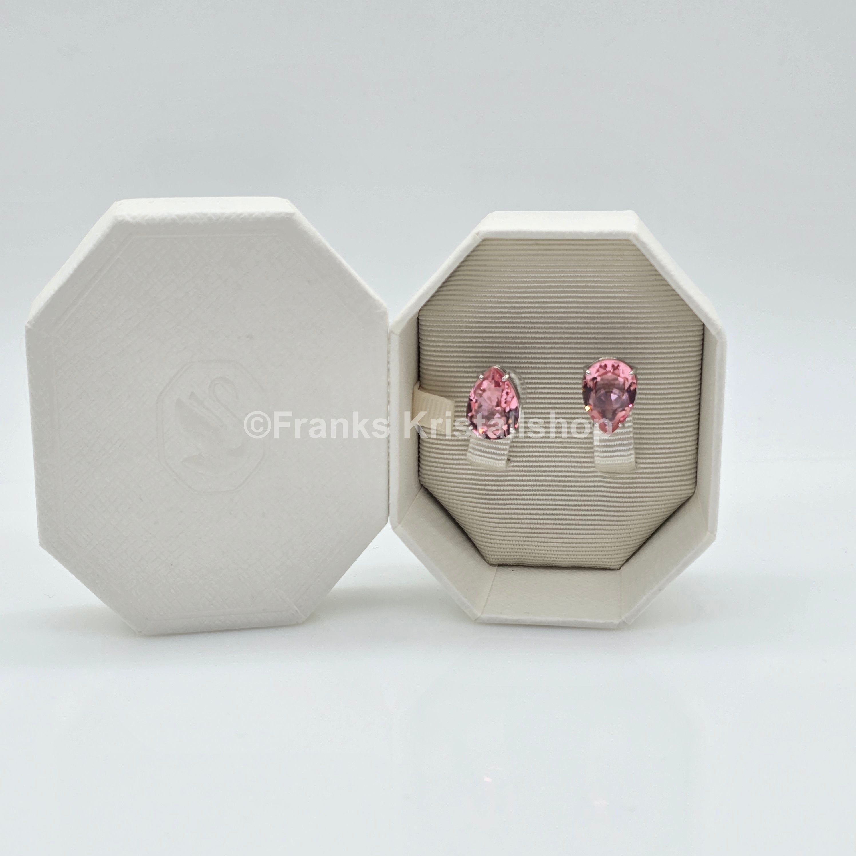 SWAROVSKI Gema Ohrstecker, Rosa, Rhodiniert 5614455