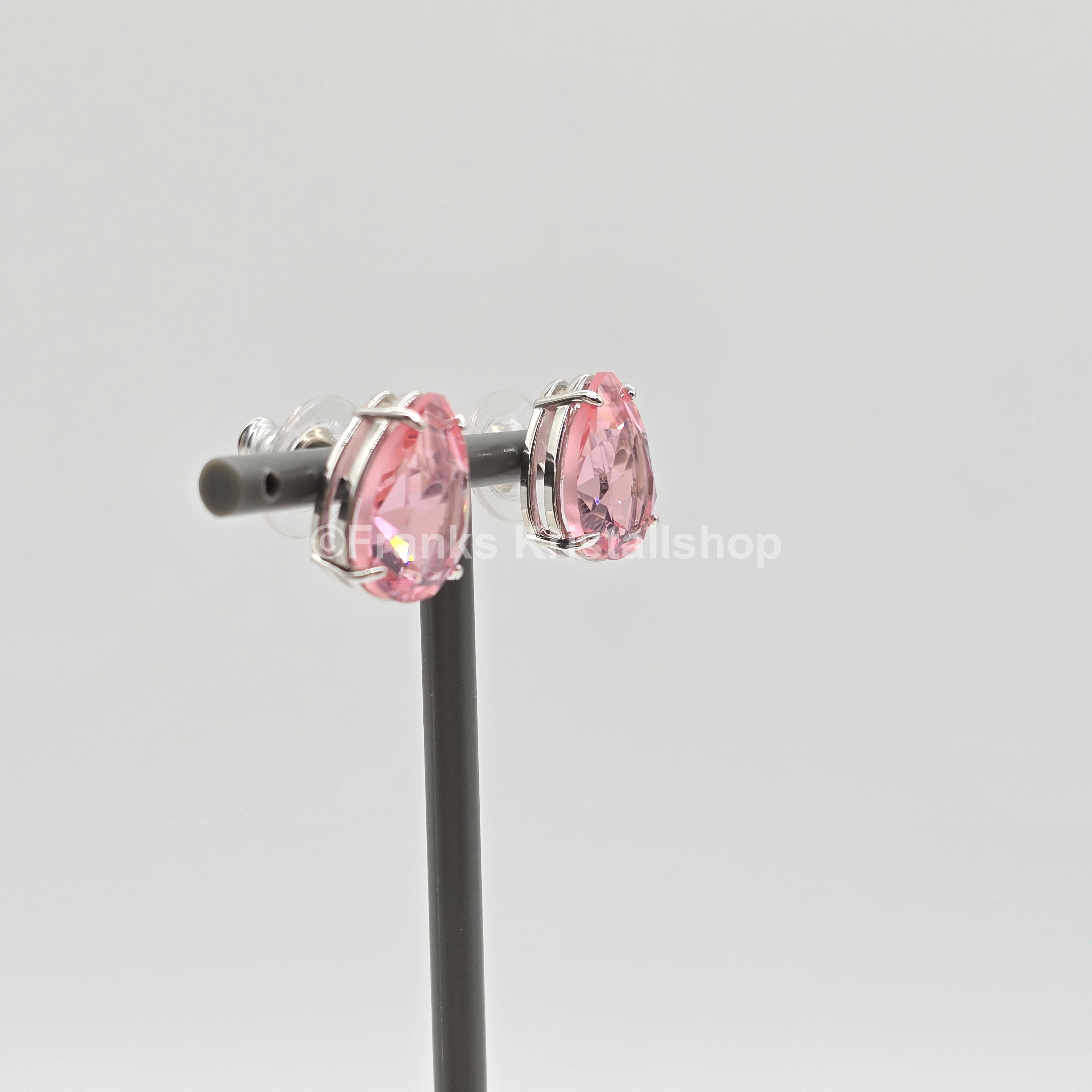 SWAROVSKI Gema Ohrstecker, Rosa, Rhodiniert 5614455