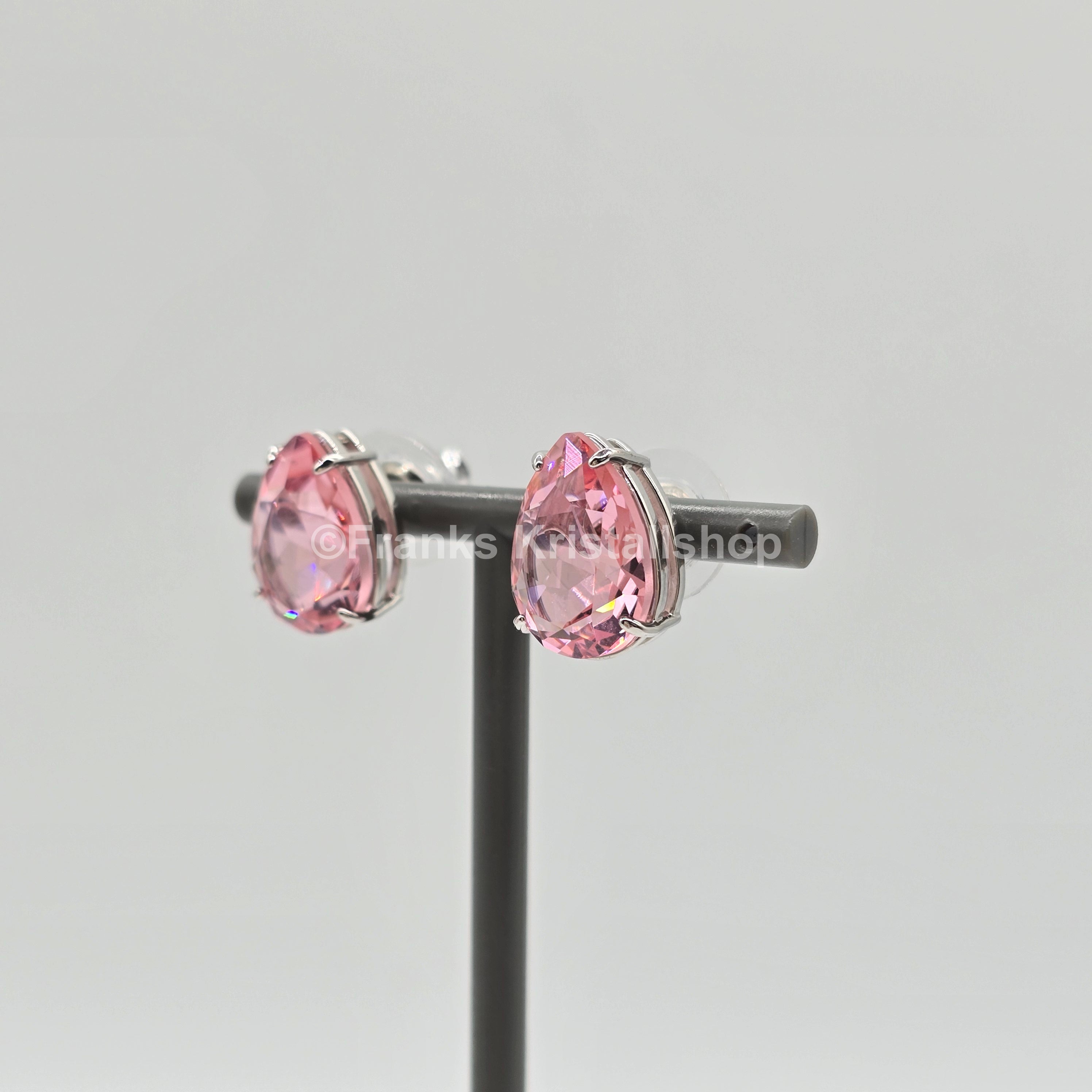 SWAROVSKI Gema Ohrstecker, Rosa, Rhodiniert 5614455