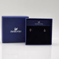 Swarovski Ginger Ohrstecker Tropfen, Schwarz, Rosevergoldet 5352236 oU