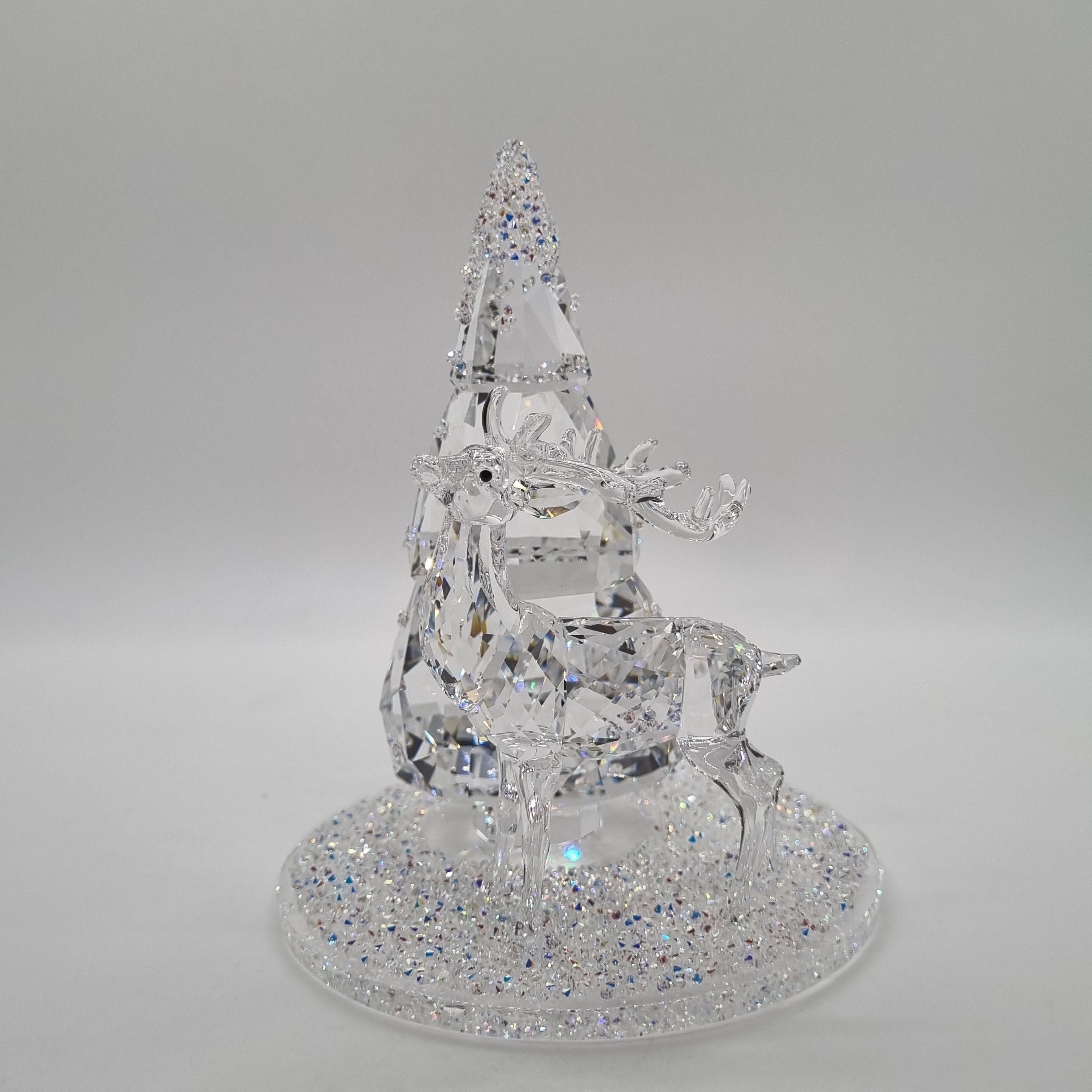 SWAROVSKI Glasglocke Tannenbaum + Hirsch 5403173