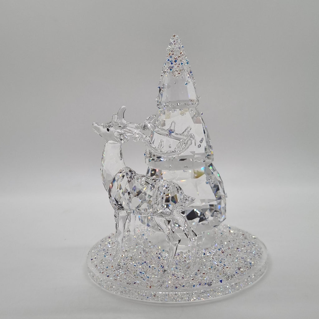 SWAROVSKI Glasglocke Tannenbaum + Hirsch 5403173