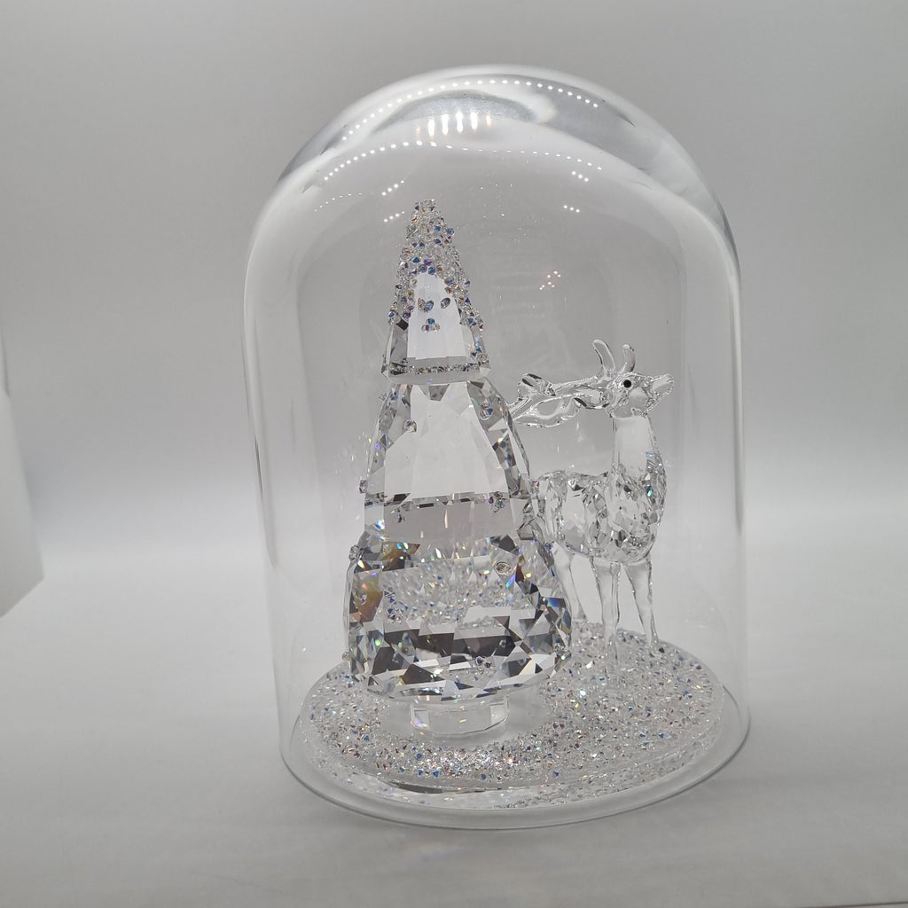 SWAROVSKI Glasglocke Tannenbaum + Hirsch 5403173