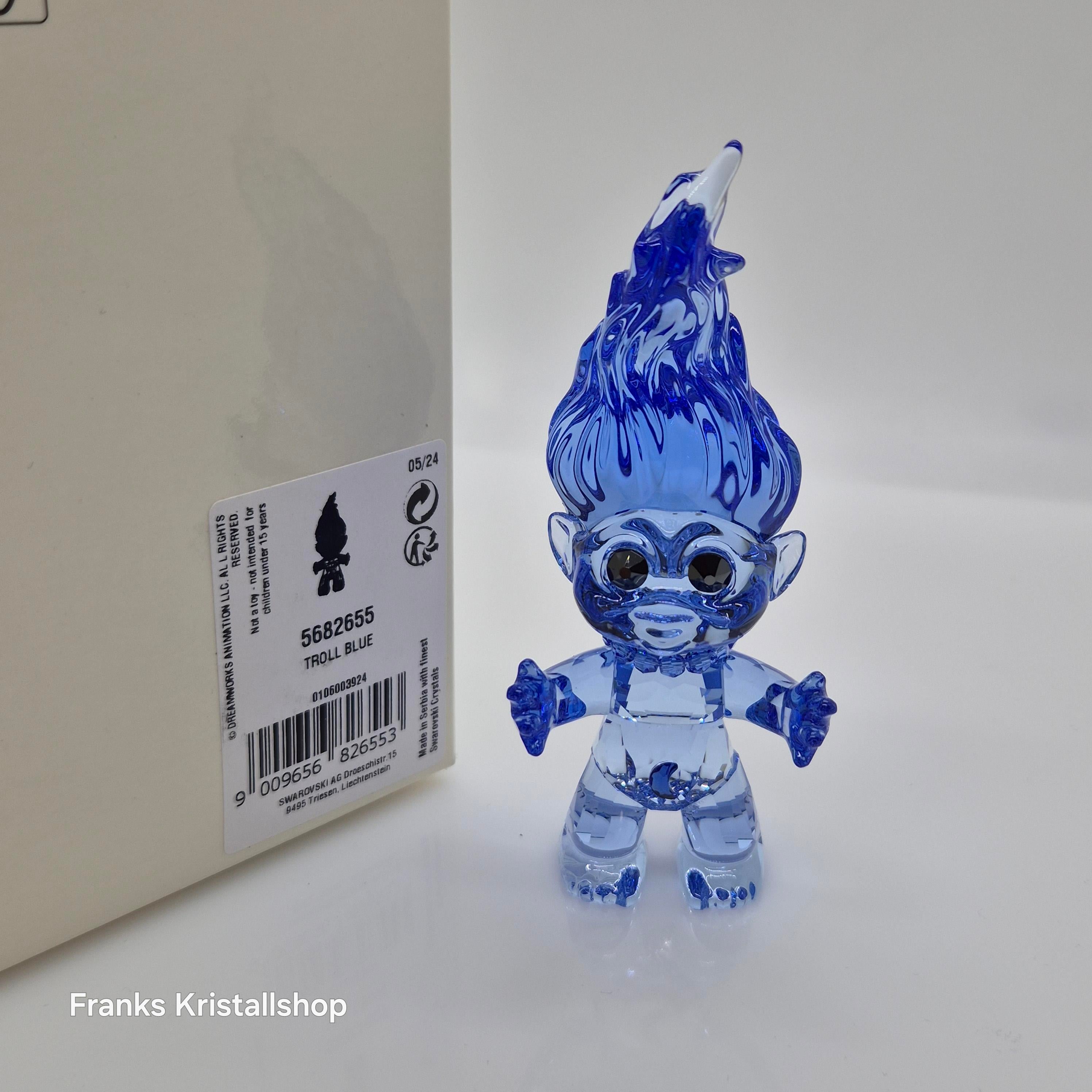SWAROVSKI Good Luck Trolls - Troll Blau klein 5682655