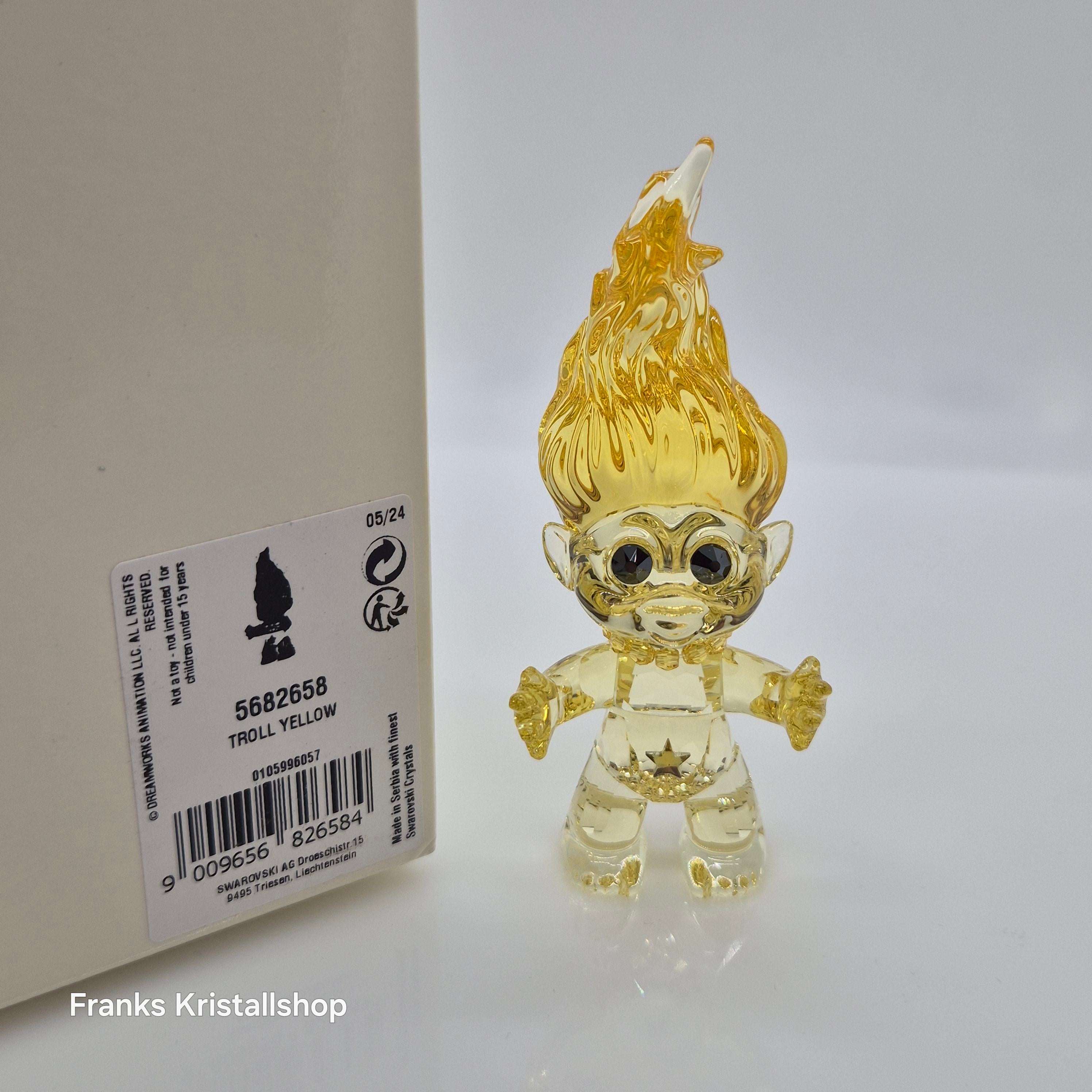 SWAROVSKI Good Luck Trolls - Troll Gelb klein 5682658