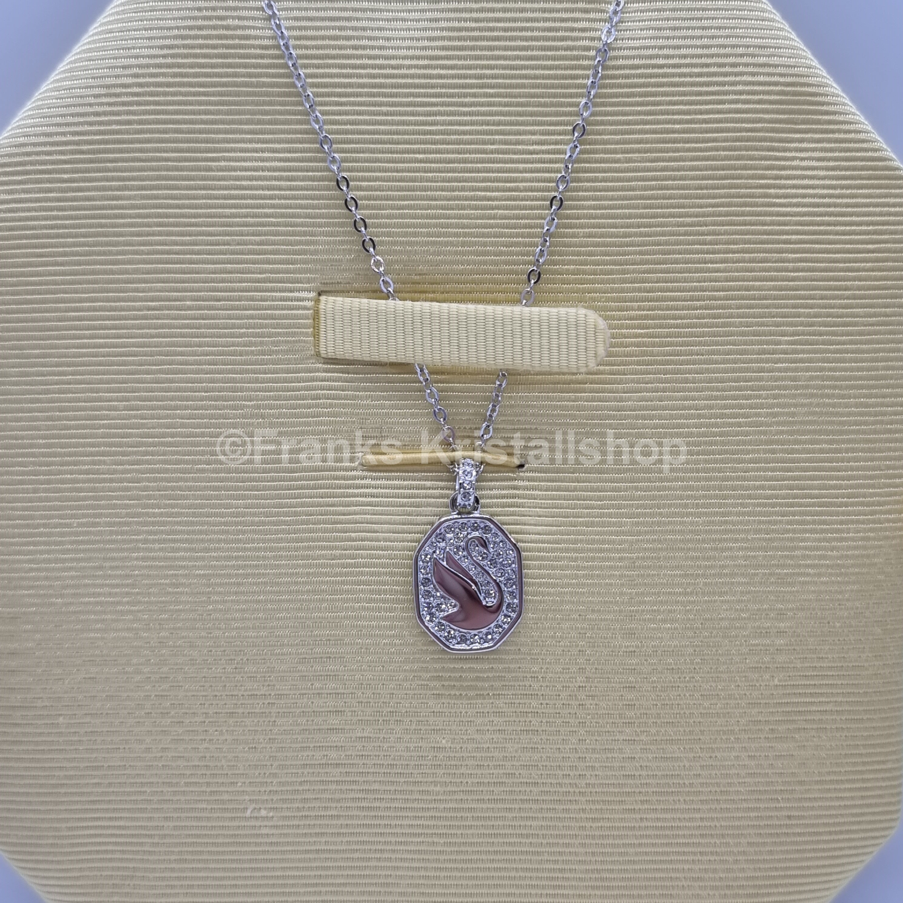 SWAROVSKI Signum Schwan Halskette Swan Kette Weiß, Rhodiniert 5621098