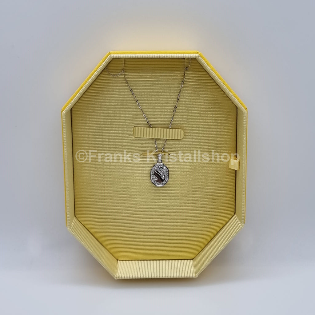 SWAROVSKI Signum Schwan Halskette Swan Kette Weiß, Rhodiniert 5621098