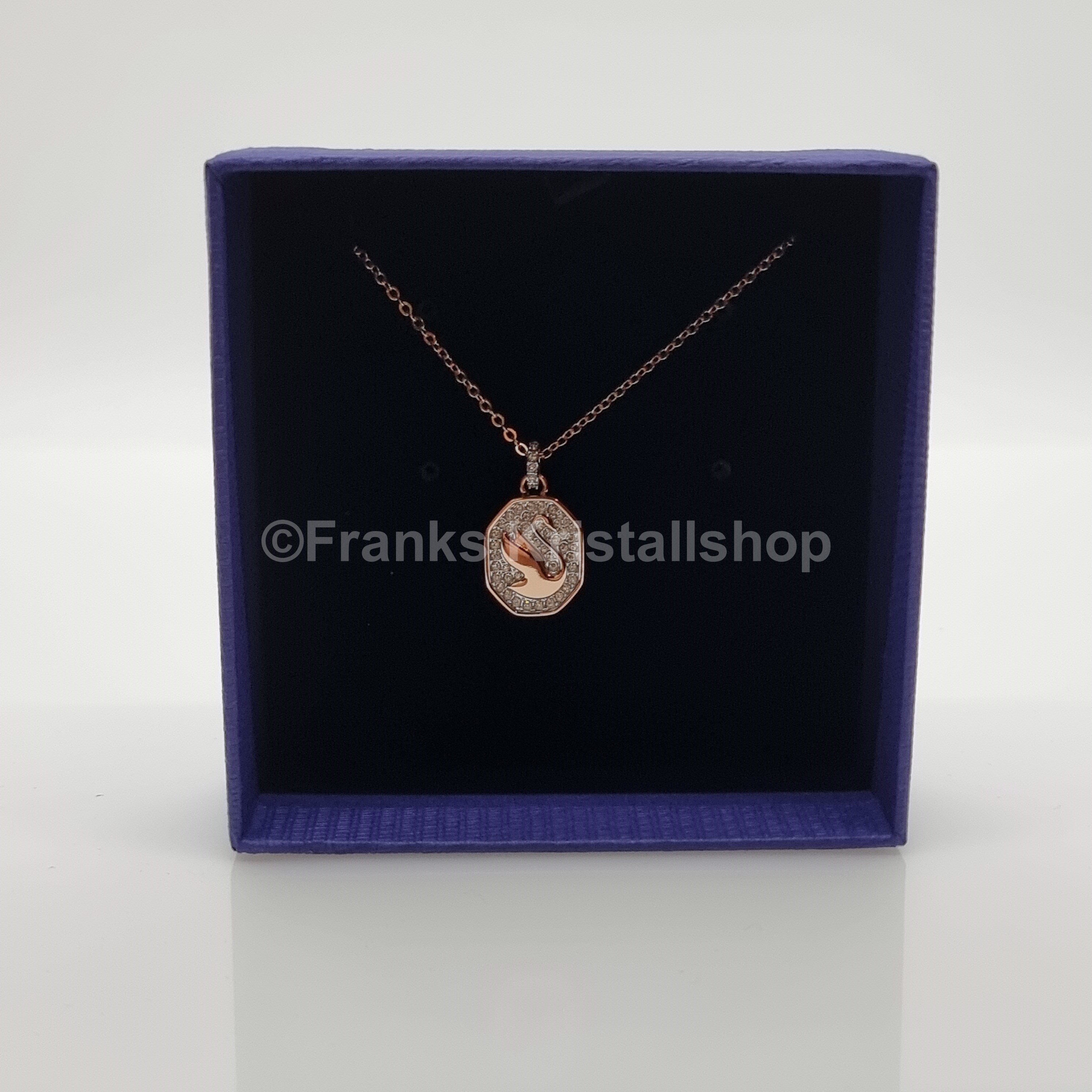 SWAROVSKI Signum Schwan Halskette Swan Kette Weiß, Rosévergoldet 5621106