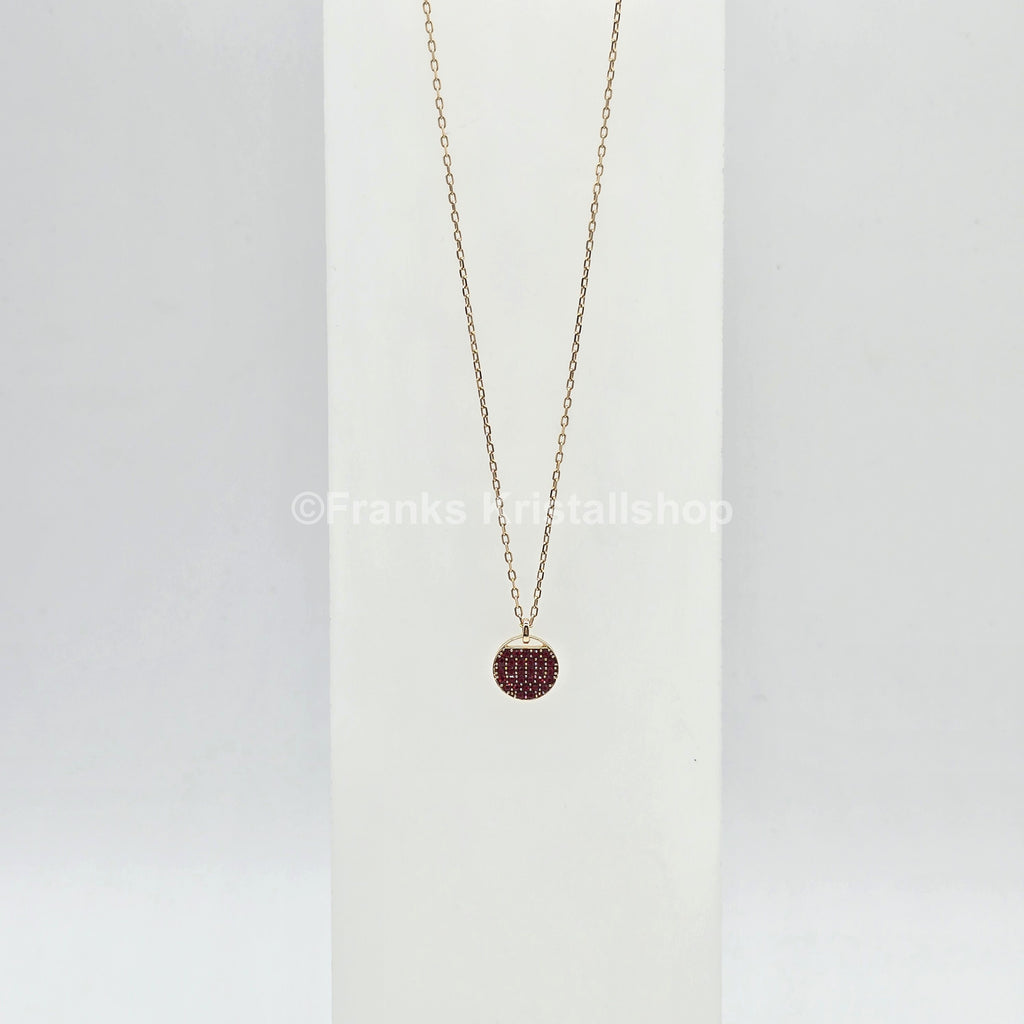 SWAROVSKI Halskette Sublima Rot, Goldlegierungsschicht 5642941