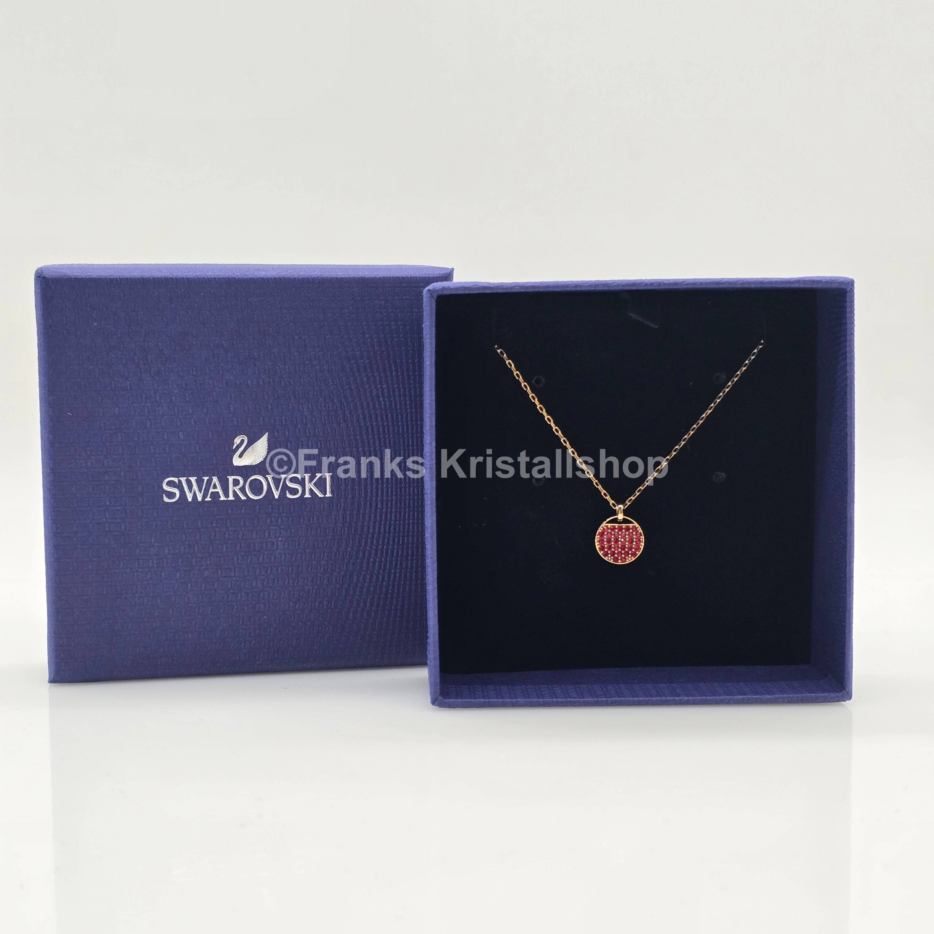 SWAROVSKI Halskette Sublima Rot, Goldlegierungsschicht 5642941