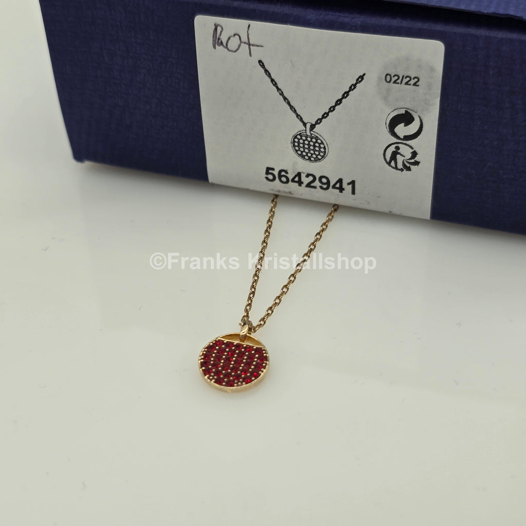 SWAROVSKI Halskette Sublima Rot, Goldlegierungsschicht 5642941