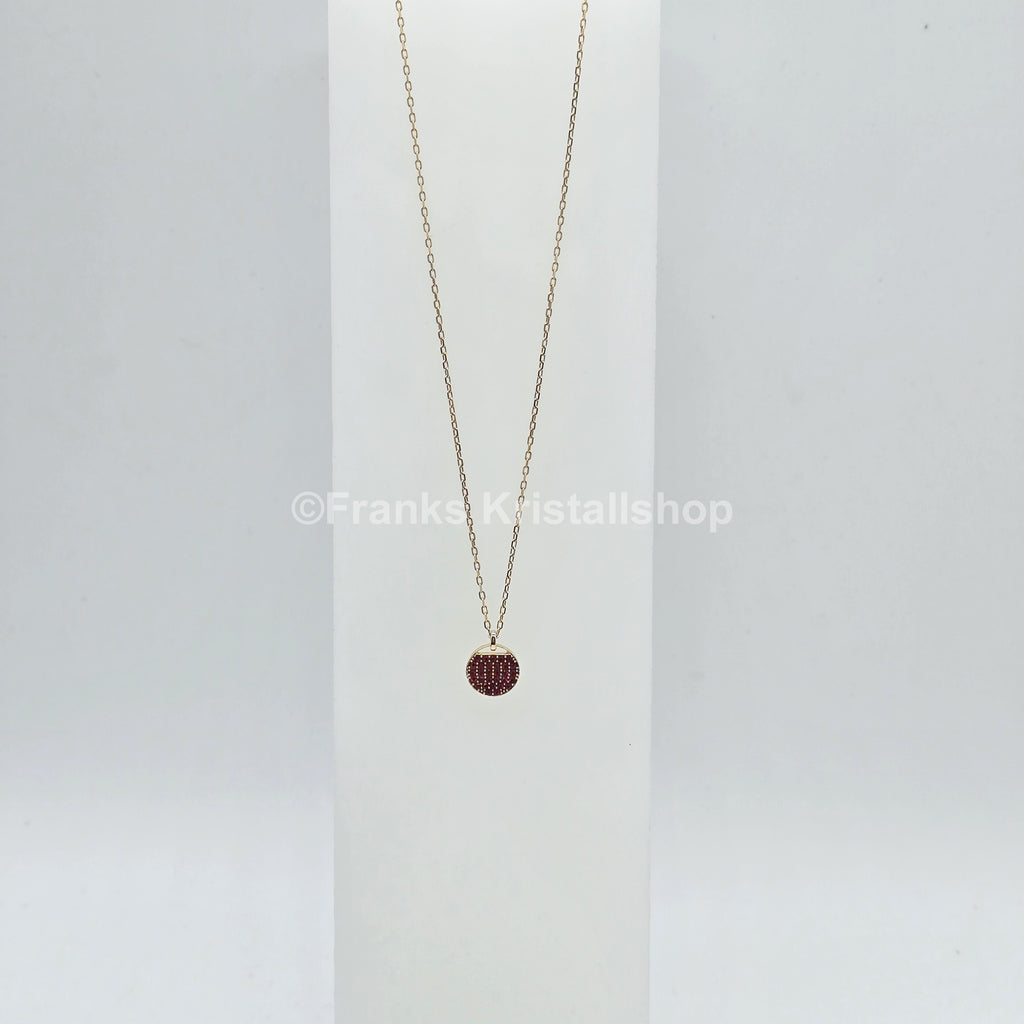 SWAROVSKI Halskette Sublima Rot, Goldlegierungsschicht 5642941