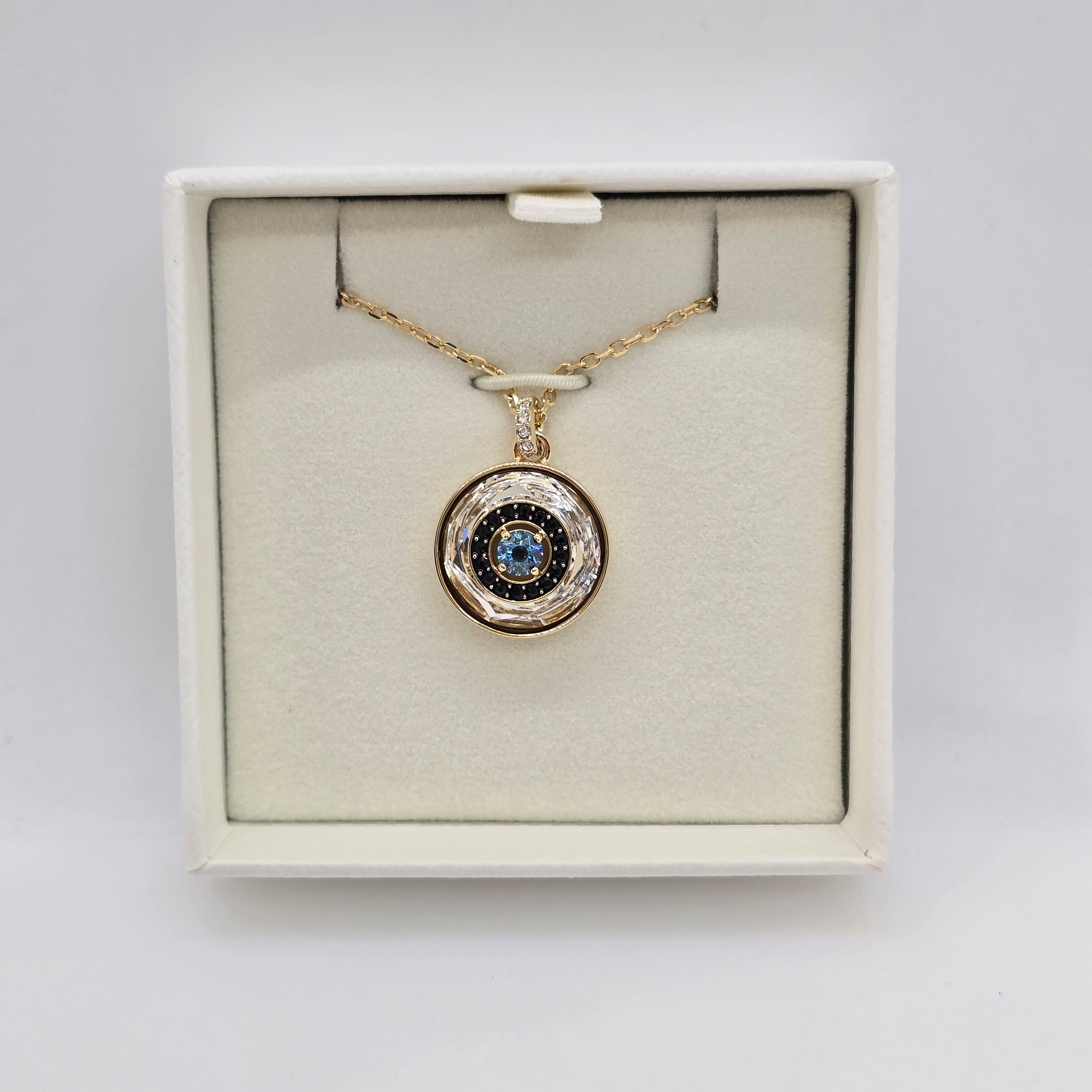 SWAROVSKI Symbolica Halskette Böser Blick, Klein, Goldlegierungsschicht 5692169
