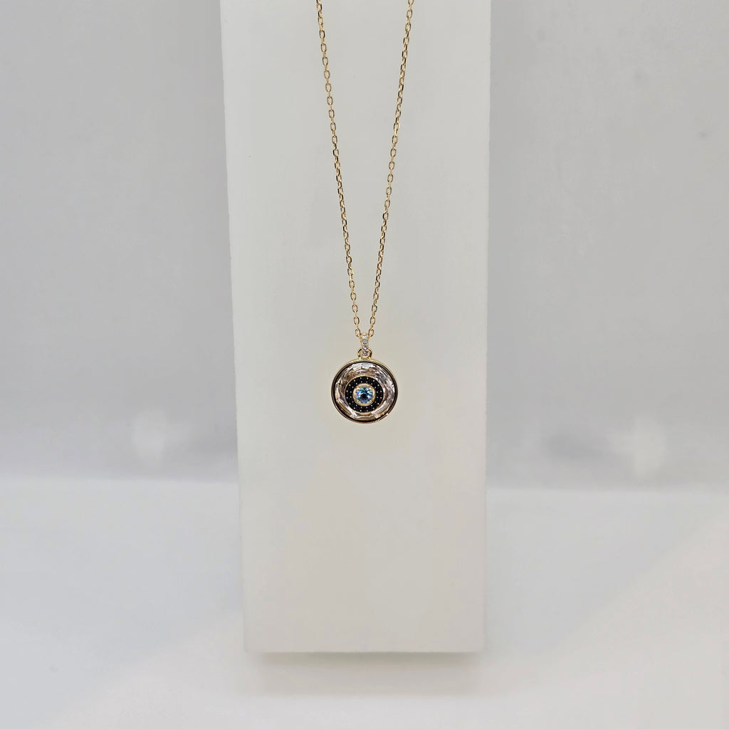 SWAROVSKI Symbolica Halskette Böser Blick, Klein, Goldlegierungsschicht 5692169