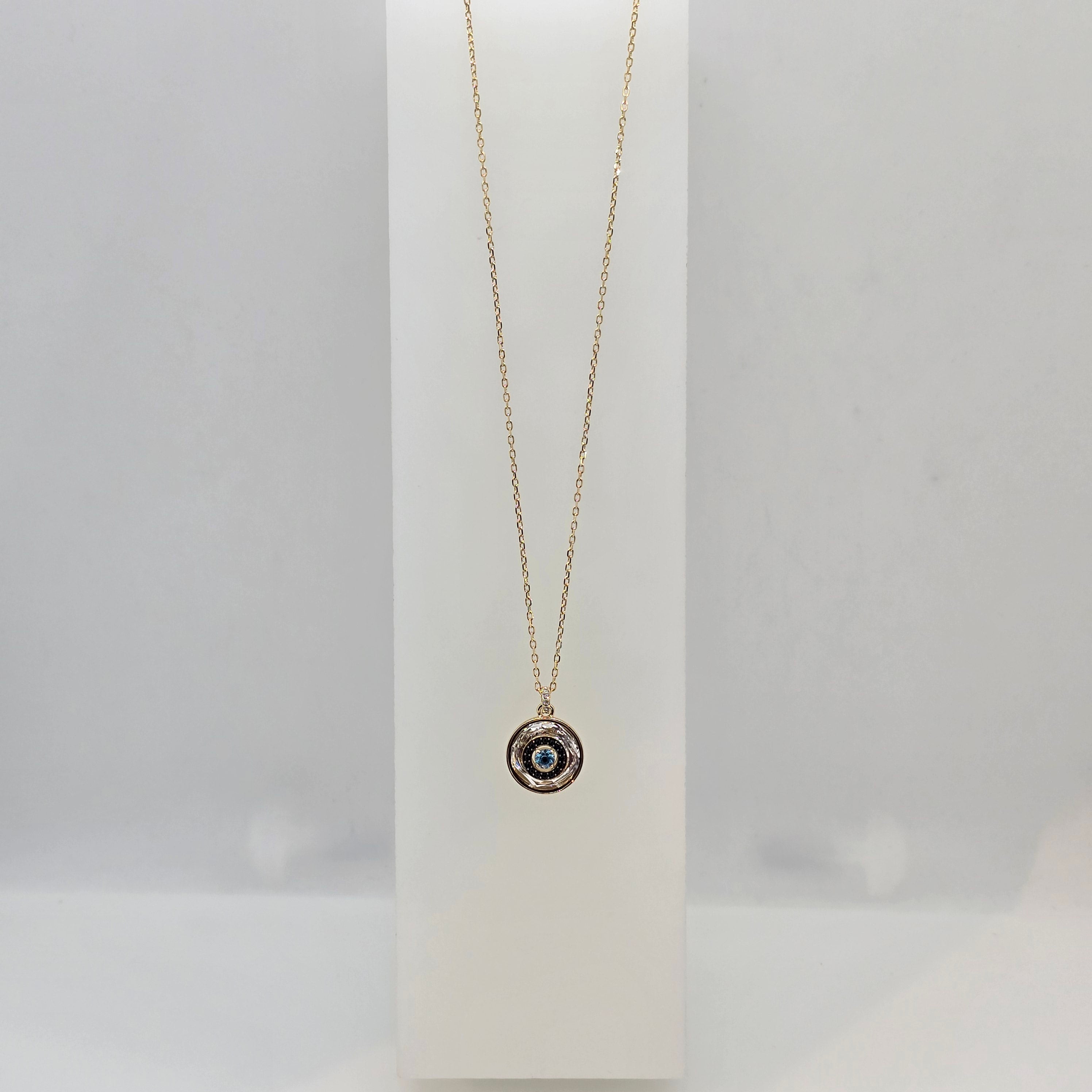 SWAROVSKI Symbolica Halskette Böser Blick, Klein, Goldlegierungsschicht 5692169