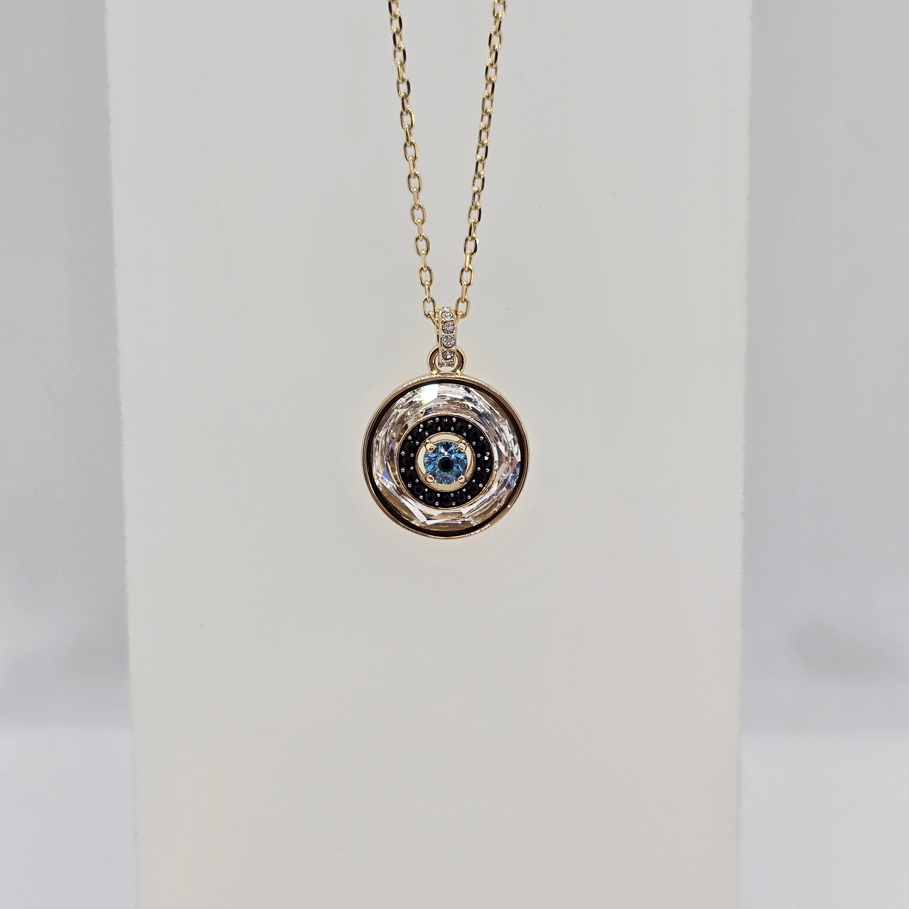 SWAROVSKI Symbolica Halskette Böser Blick, Klein, Goldlegierungsschicht 5692169