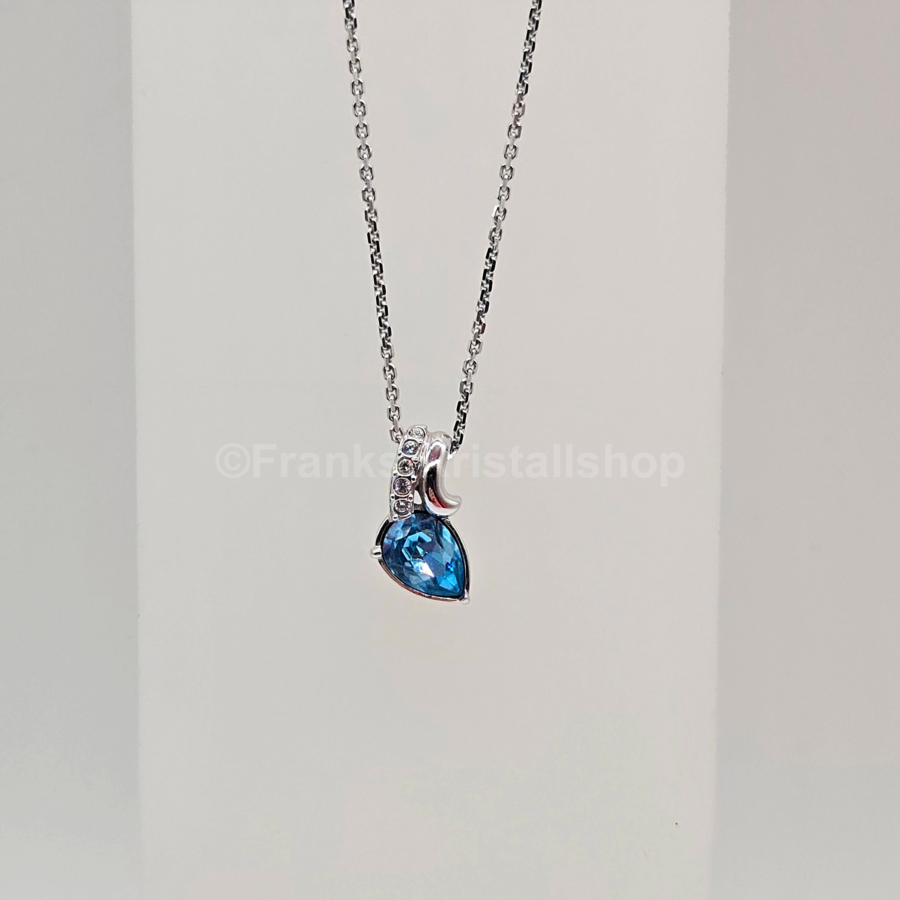 SWAROVSKI Halskette Türkis Rhodiniert 5636444