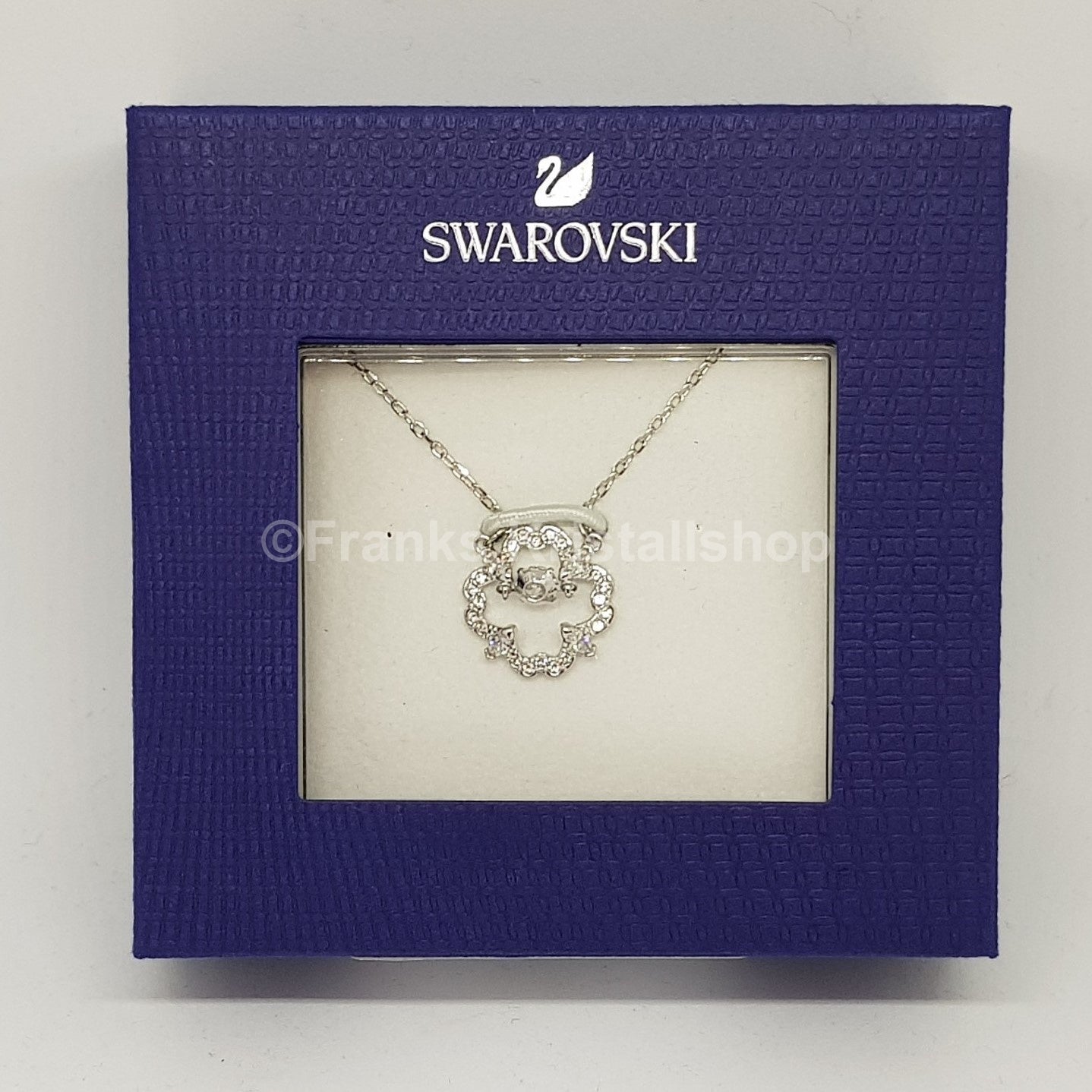 SWAROVSKI Sparkling Dance Flower Halskette Blume, Rhodiniert 5411136