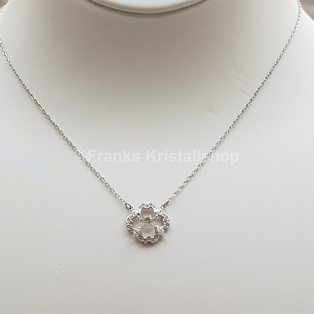 SWAROVSKI Sparkling Dance Flower Halskette Blume, Rhodiniert 5411136