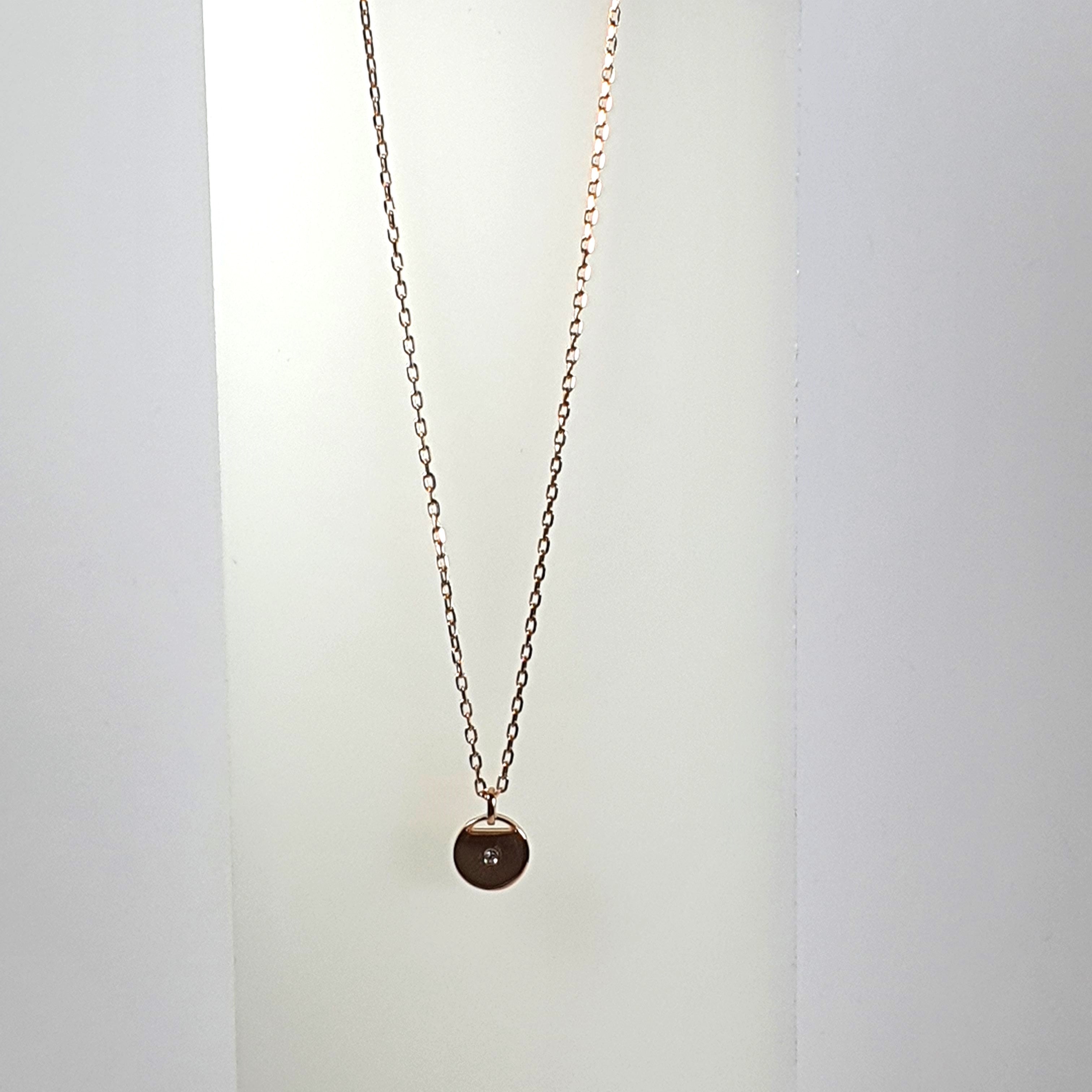 SWAROVSKI Kette mit Anhänger und Kristall Roségold-Legierungsschicht 5548069