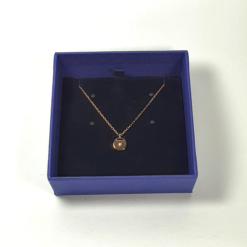 SWAROVSKI Kette mit Anhänger und Kristall Roségold-Legierungsschicht 5548069