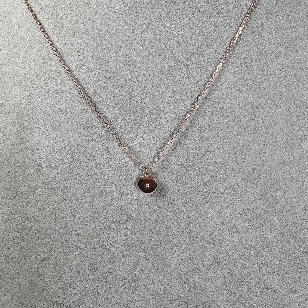 SWAROVSKI Kette mit Anhänger und Kristall Roségold-Legierungsschicht 5548069
