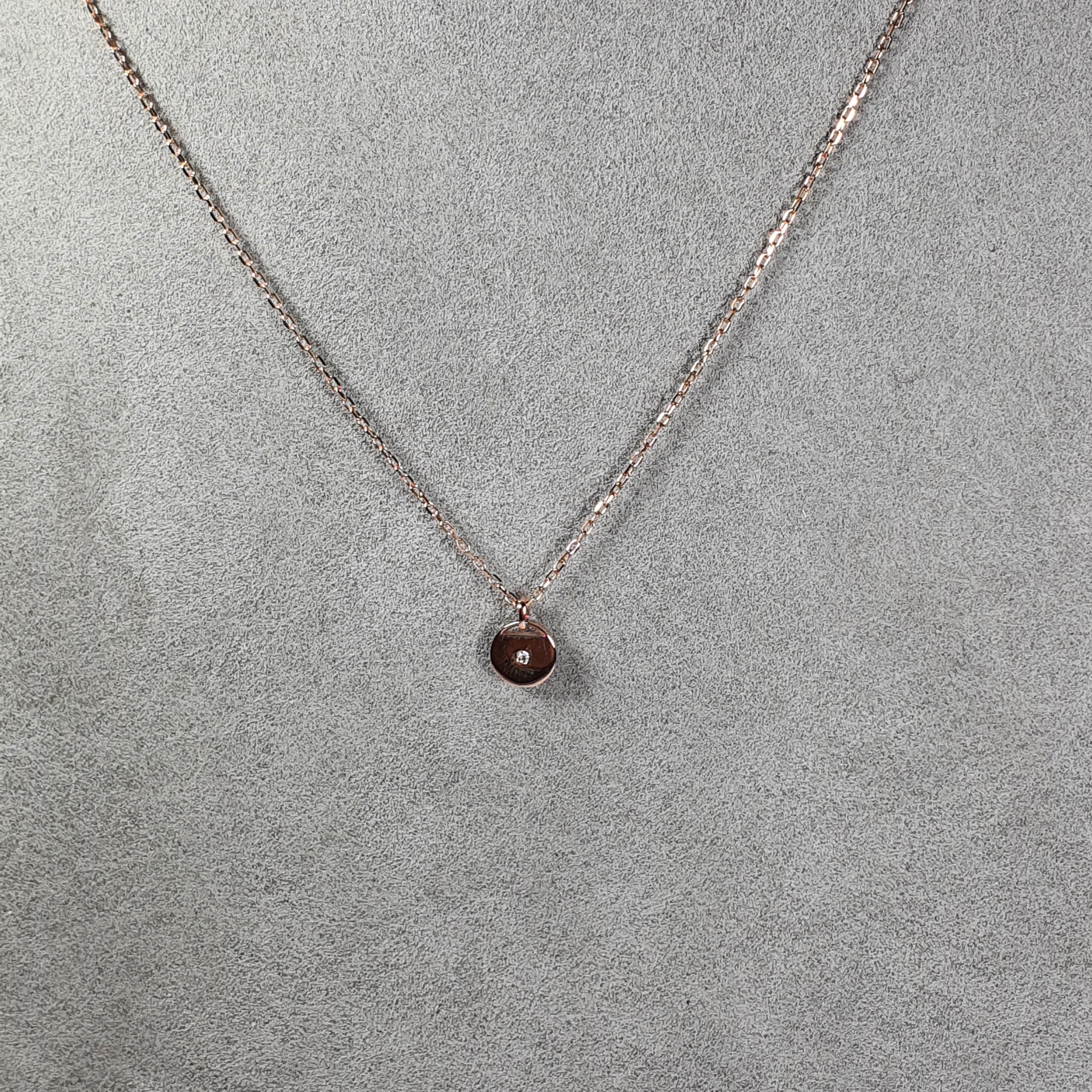 SWAROVSKI Kette mit Anhänger und Kristall Roségold-Legierungsschicht 5548069