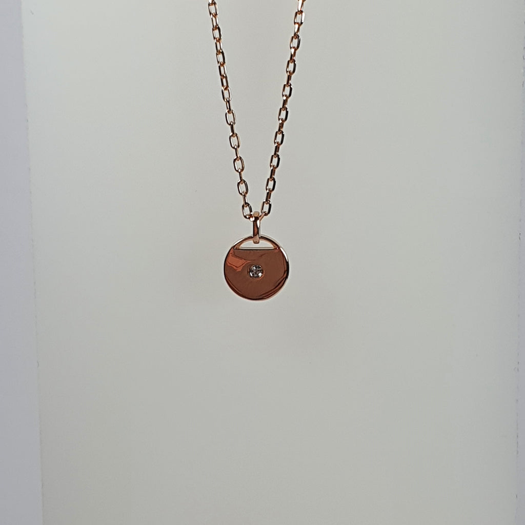 SWAROVSKI Kette mit Anhänger und Kristall Roségold-Legierungsschicht 5548069