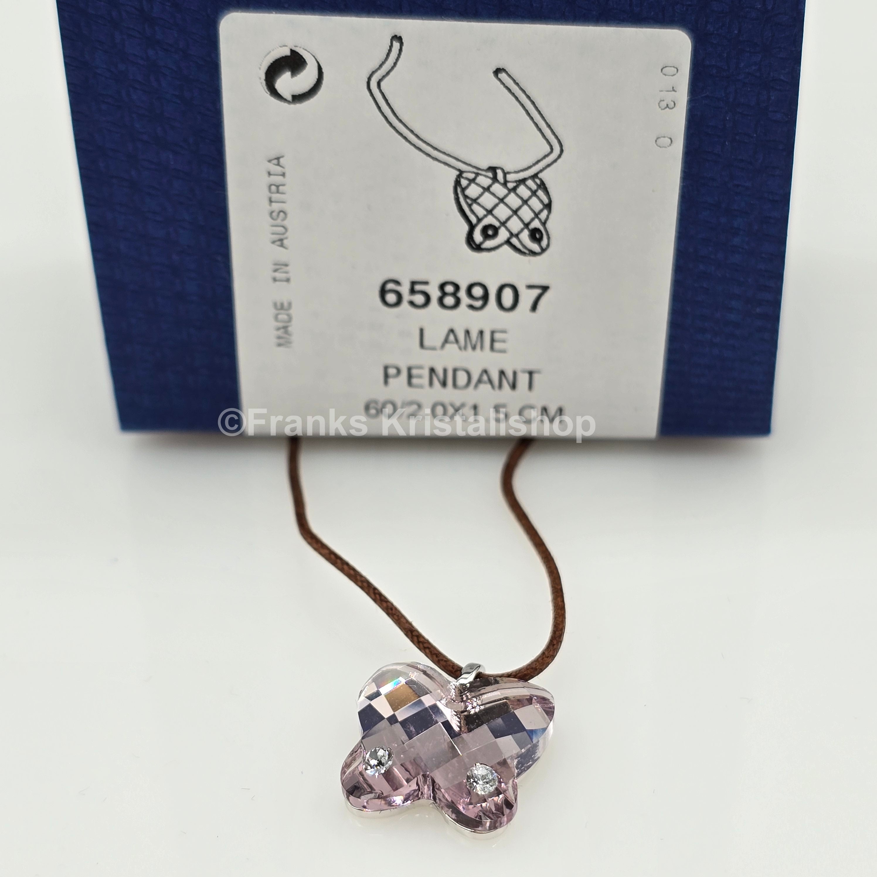SWAROVSKI Halskette mit Schmetterling Rosa, Light Amethyst 658907