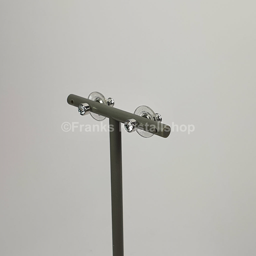 SWAROVSKI Harley Ohrstecker weiß Rhodiniert 5548118
